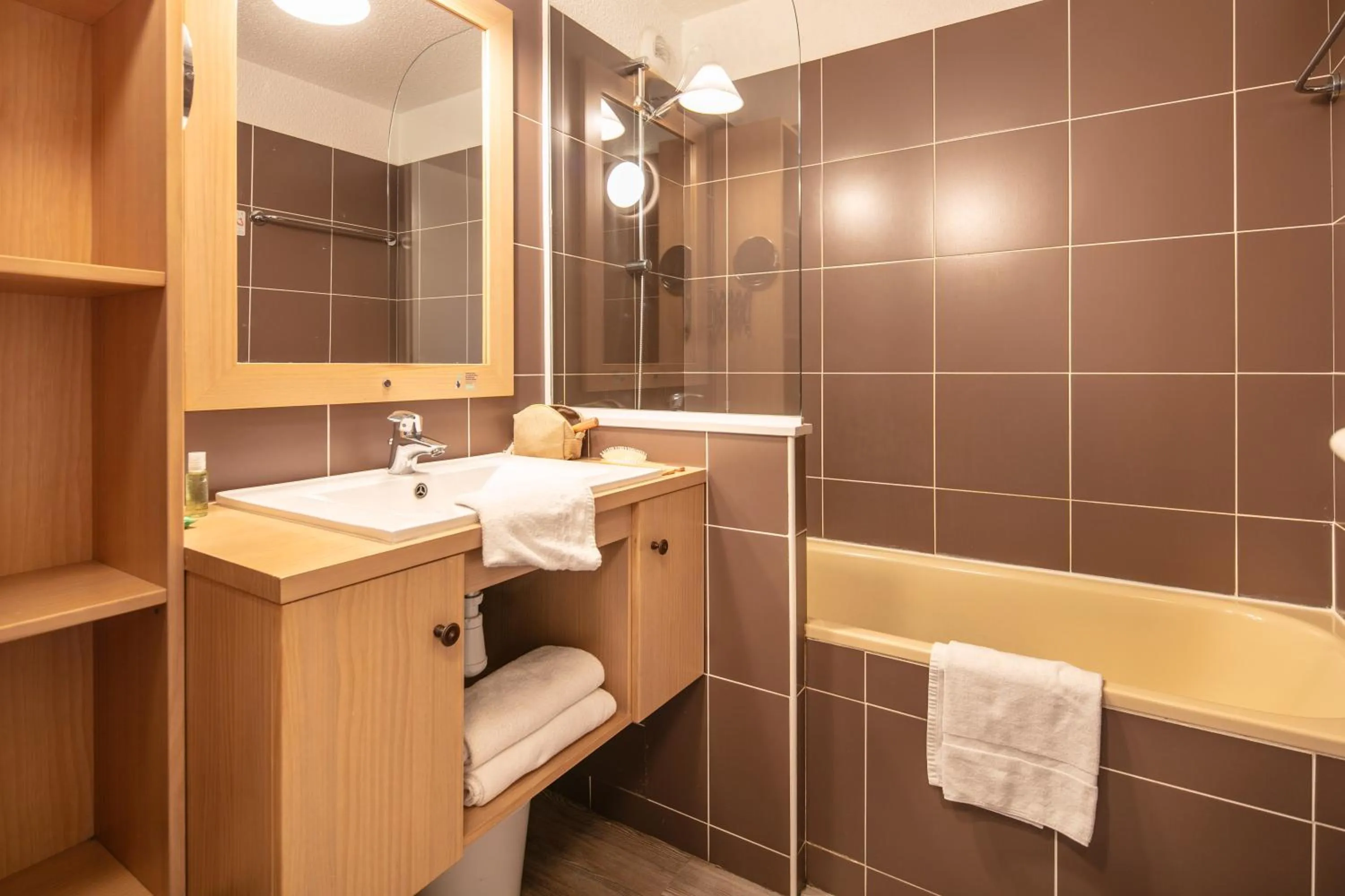 Bathroom in Résidence Pierre & Vacances Les Bergers