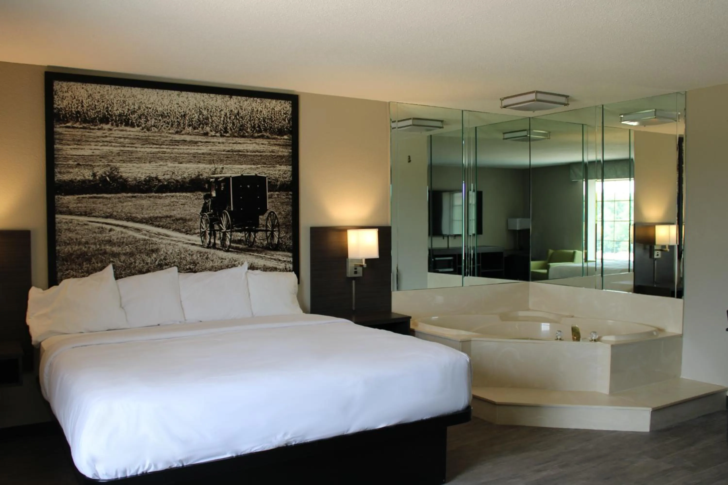 Bedroom, Bed in Boarders Inn and Suites by Cobblestone Lamar Missouri