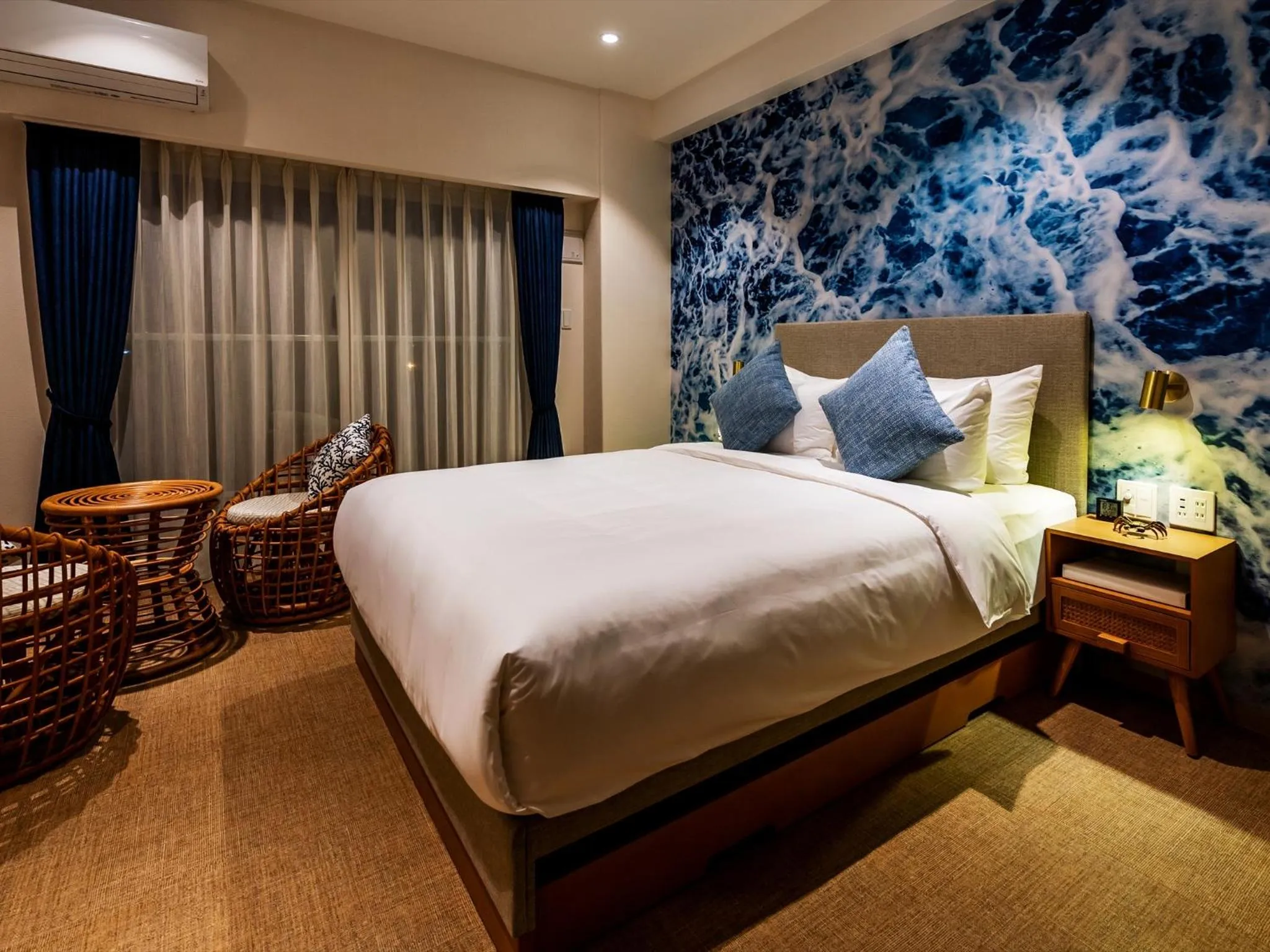 Bed in The Moana