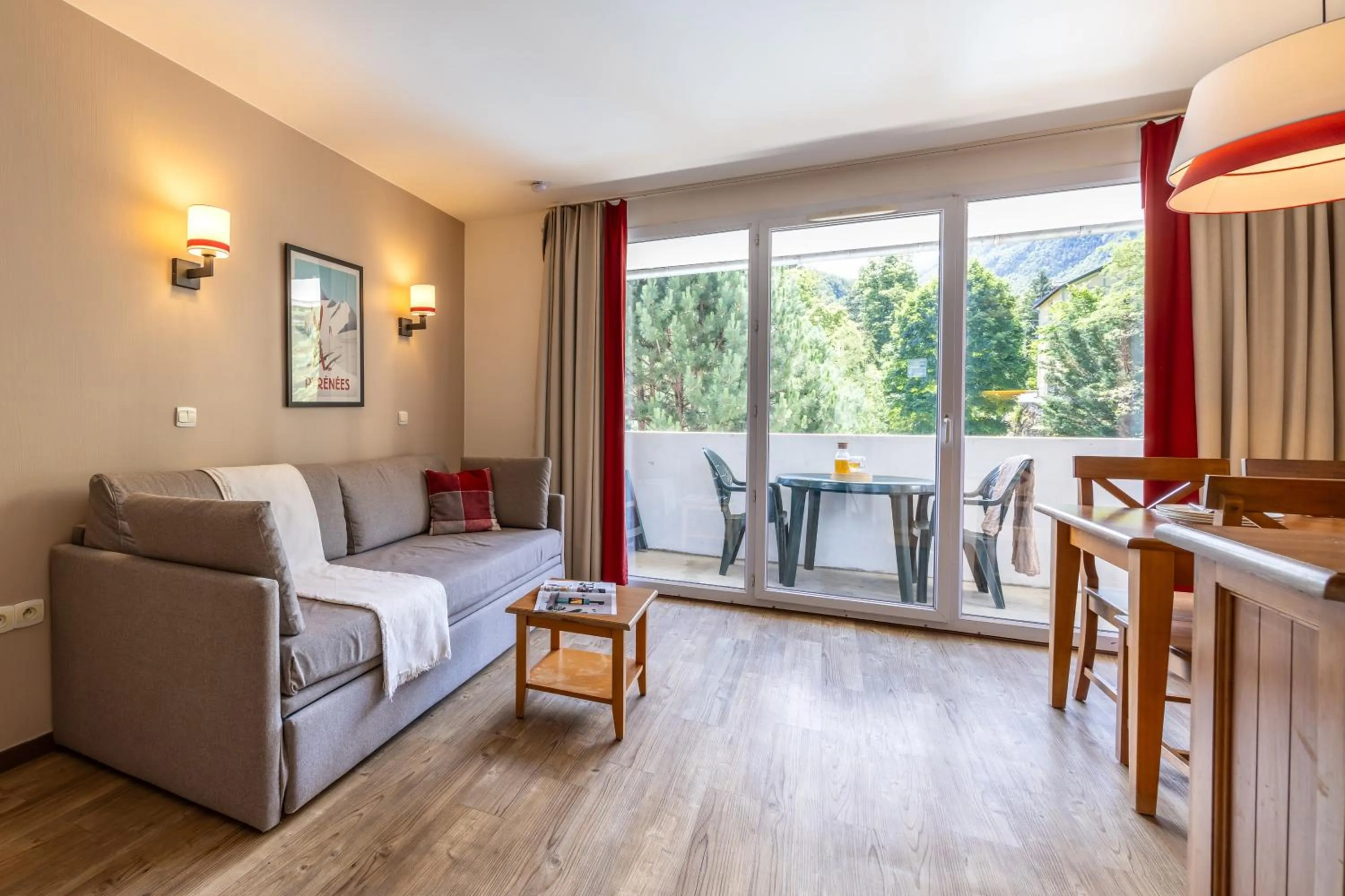 Living room in Résidence Pierre & Vacances Les Trois Domaines