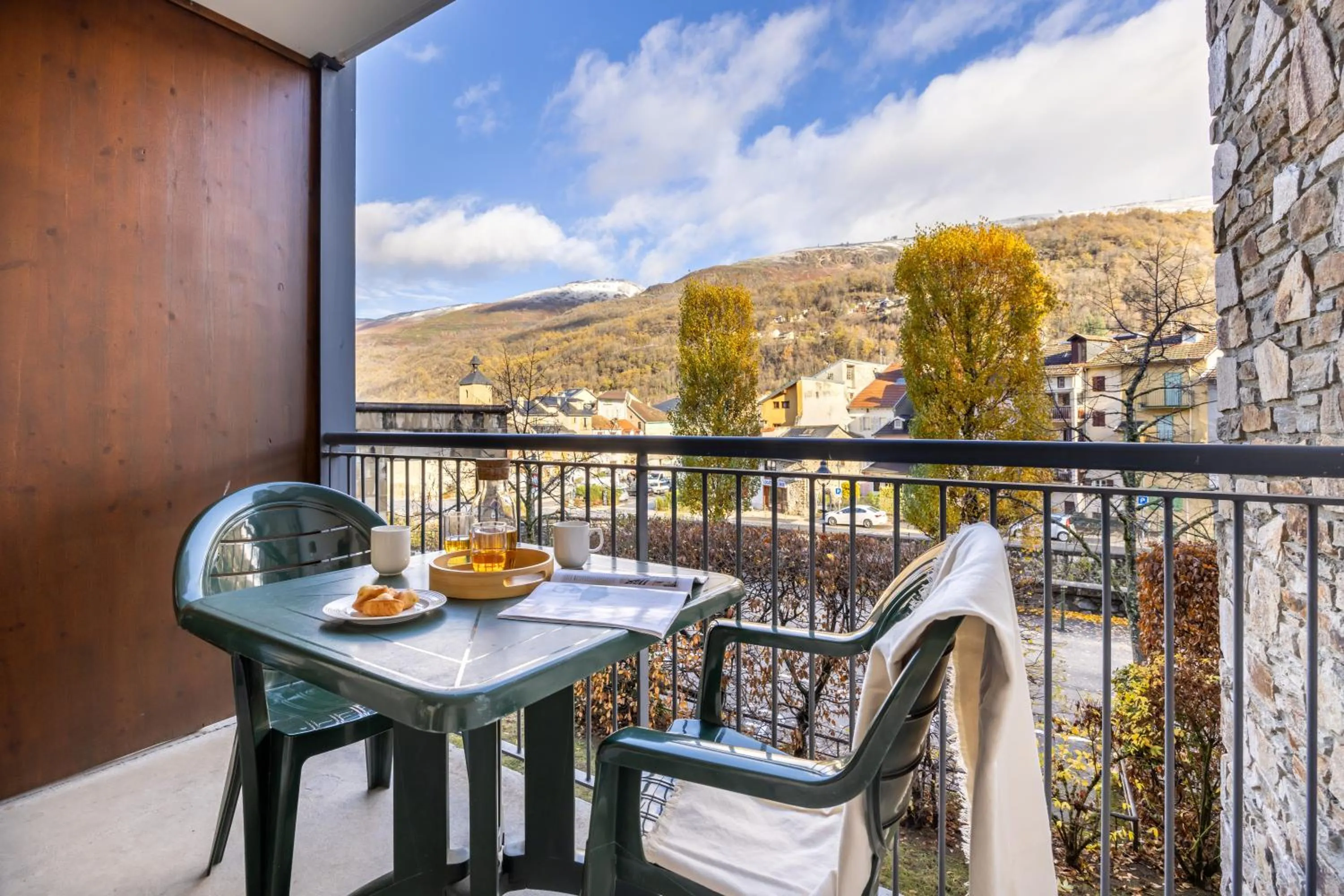 Patio in Résidence Pierre & Vacances Les Trois Domaines