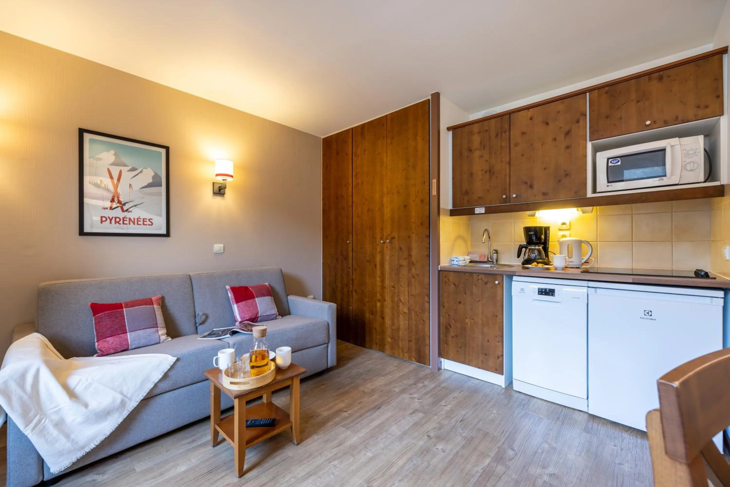 Coffee/tea facilities in Résidence Pierre & Vacances Les Trois Domaines