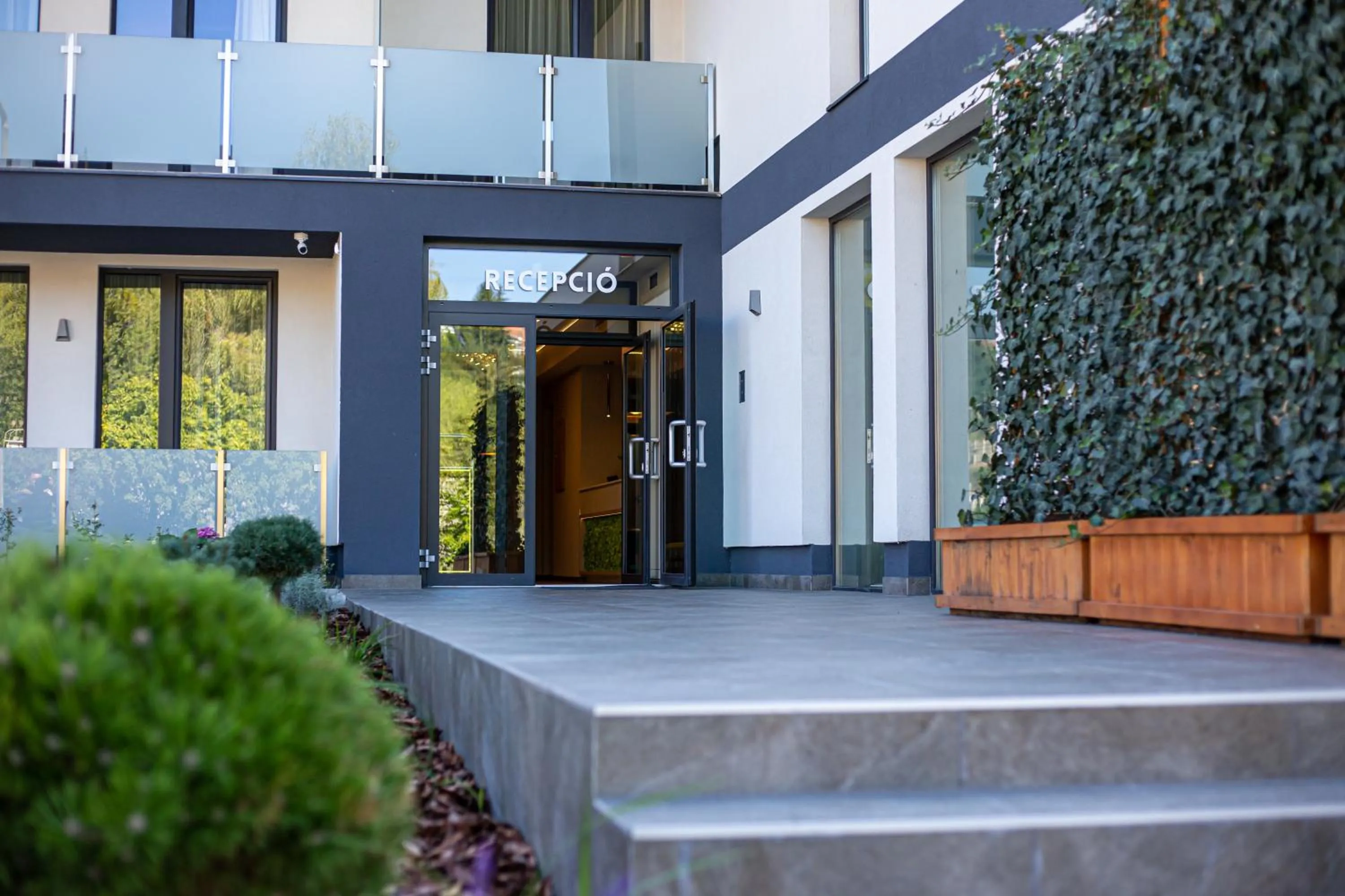Facade/entrance in Lignum Hotel