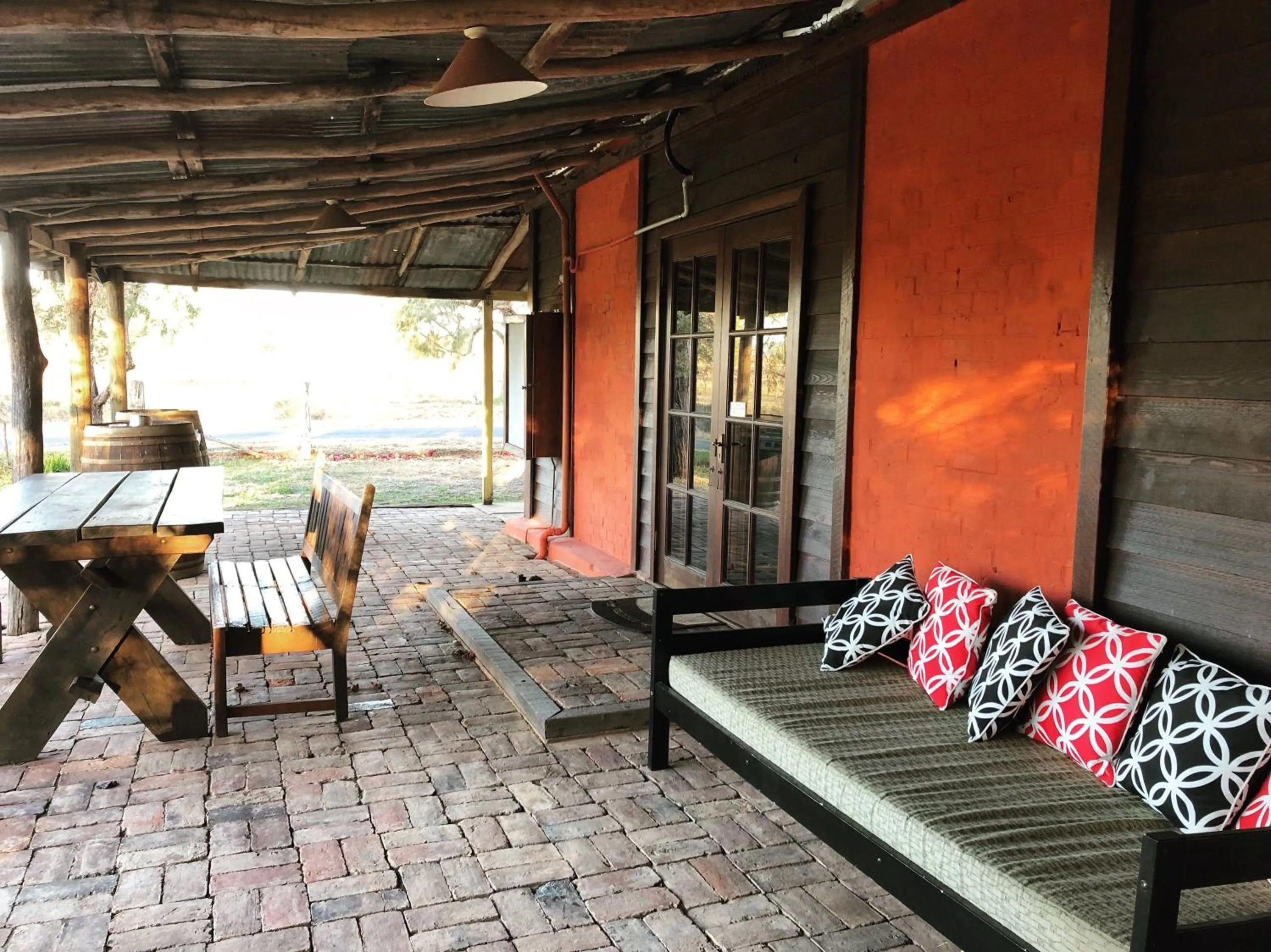 Patio in Pieter van Gent Winery & Vineyard