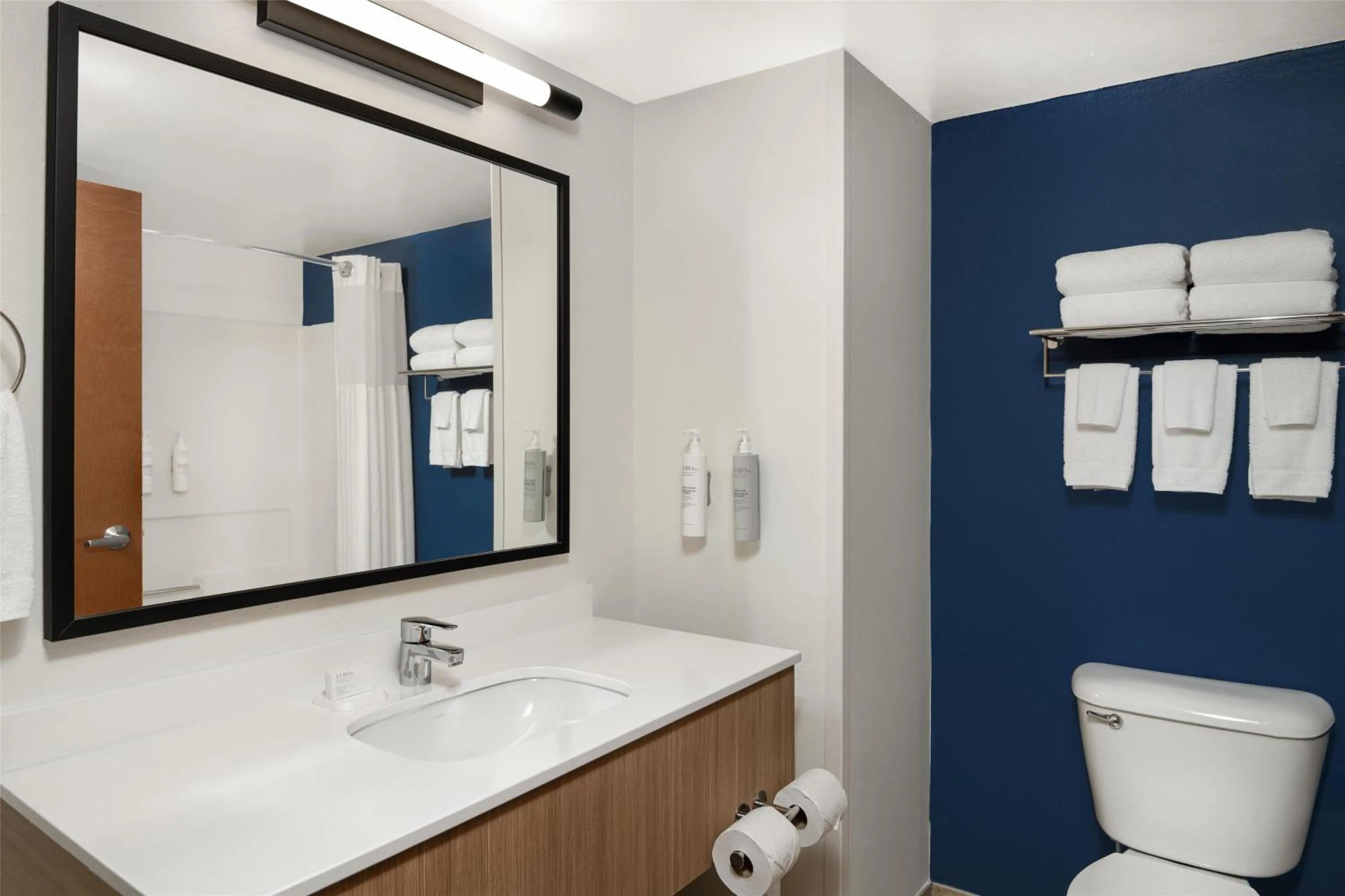 Bathroom in Spark By Hilton Smithfield I-95