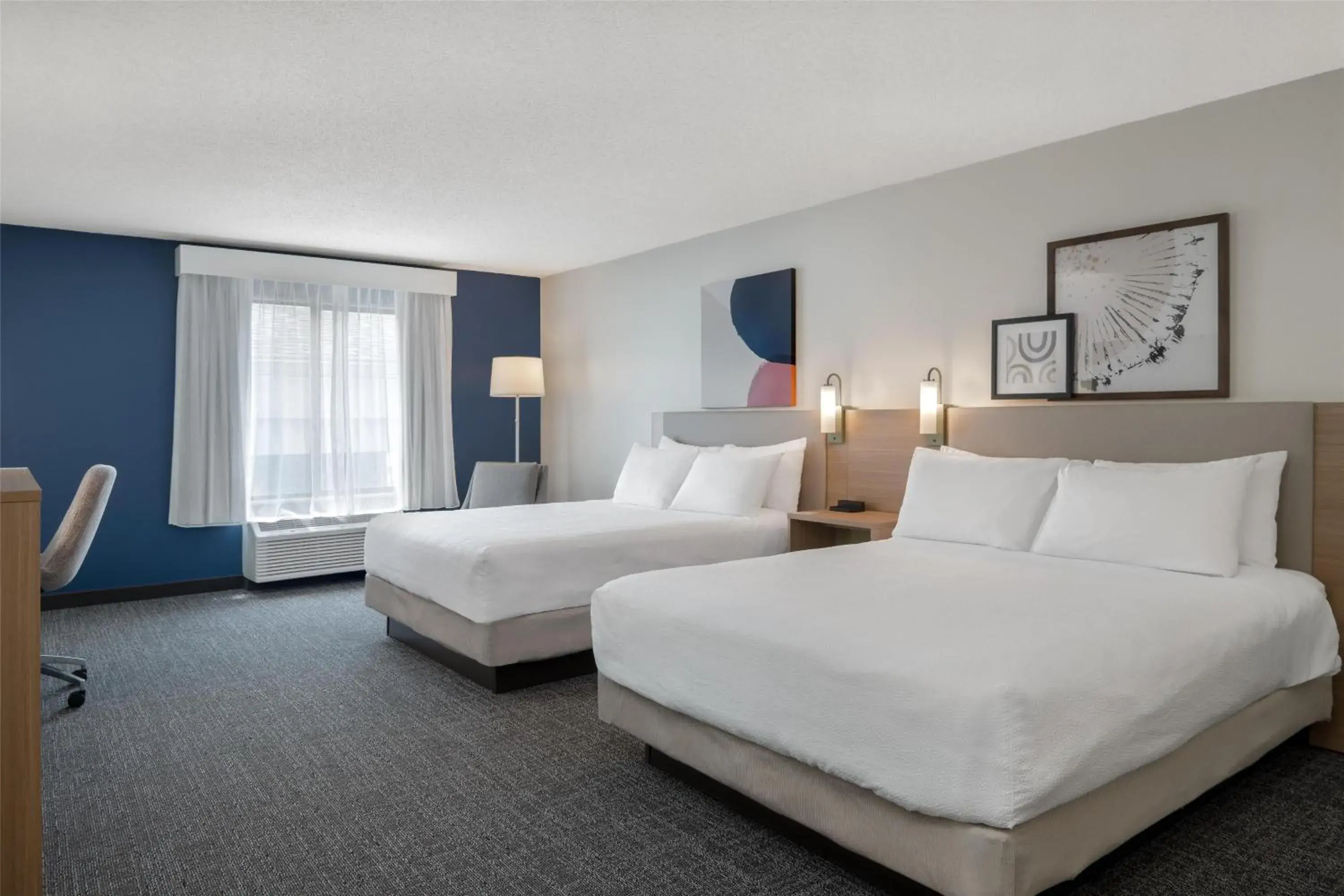 Queen Room with Two Queen Beds in Spark By Hilton Smithfield I-95 Queen Room with Two Queen Beds in Spark By Hilton Smithfield I-95