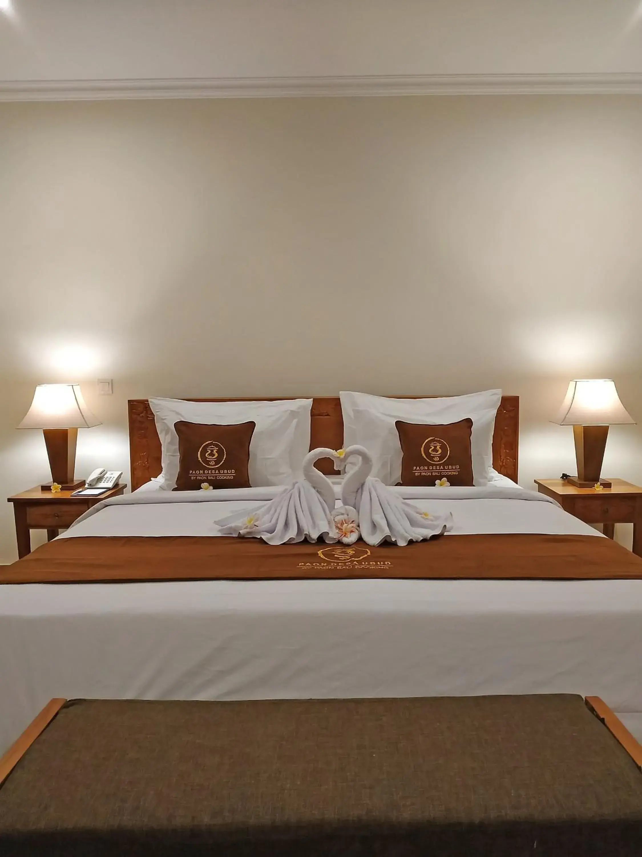 Deluxe Room Balcony with Rice Field View in Paon Desa Ubud Deluxe Room Balcony with Rice Field View in Paon Desa Ubud