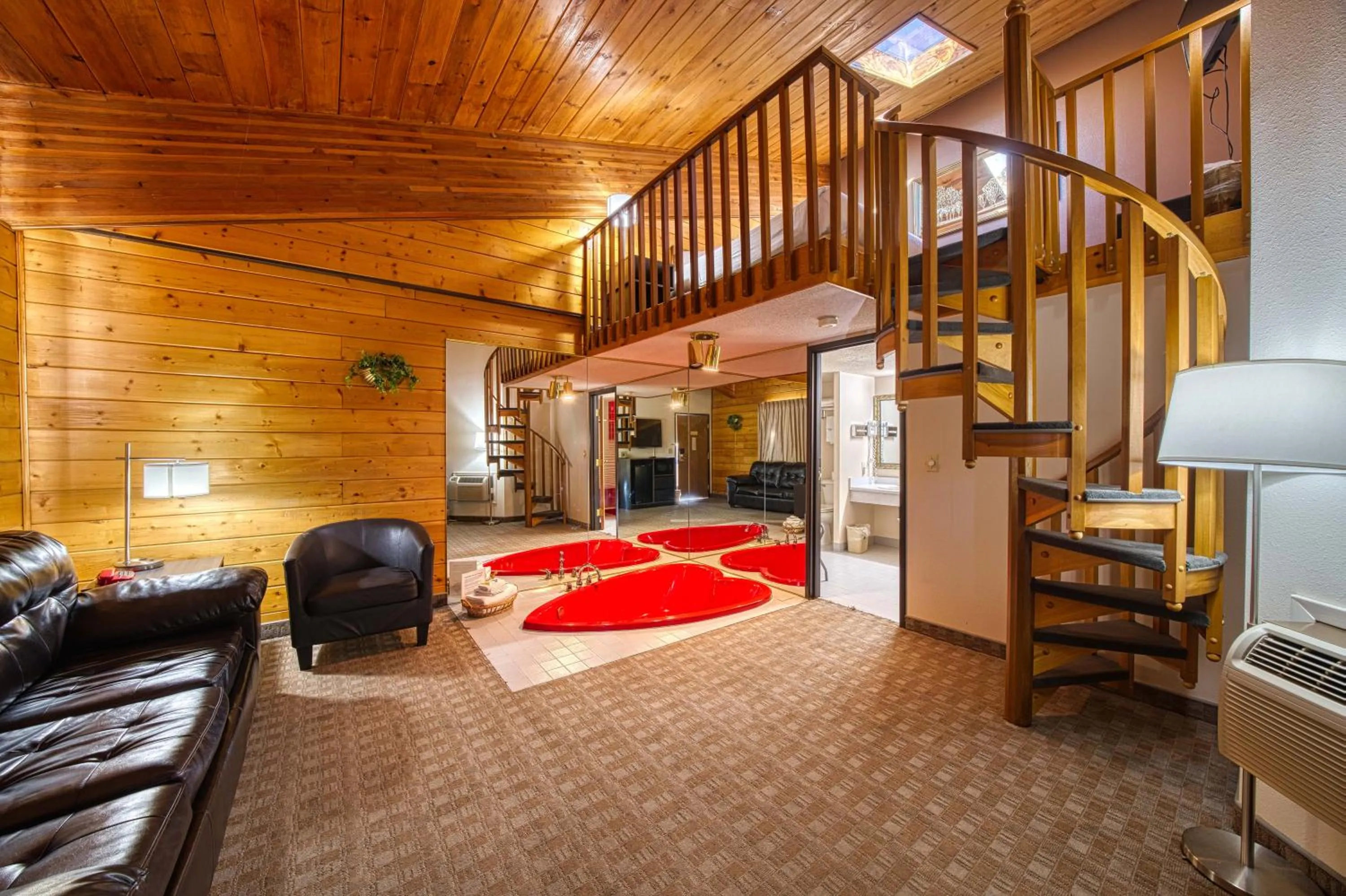 Seating area in Super 8 by Wyndham Sturgis