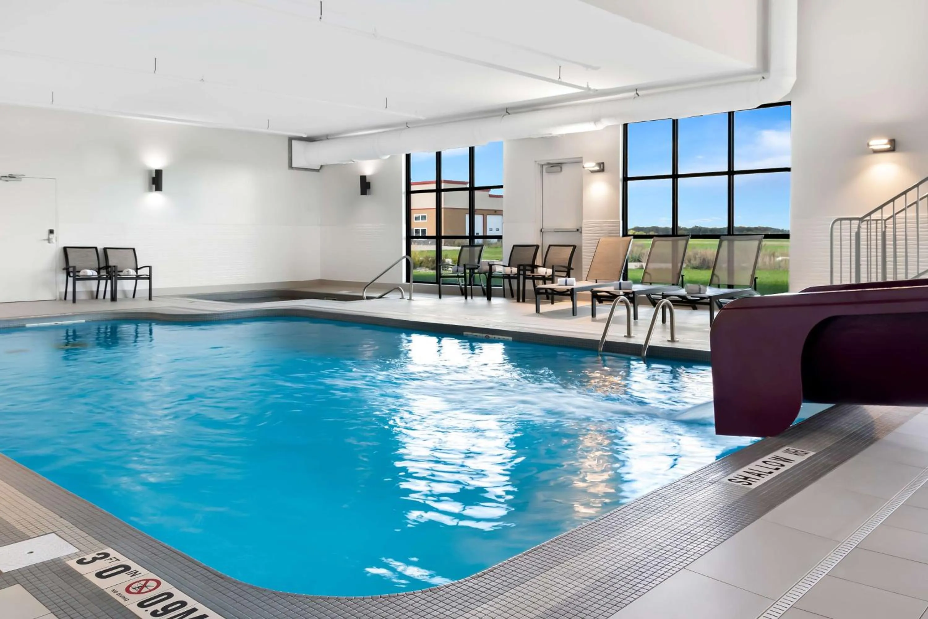 Pool view in Best Western Plus Morden