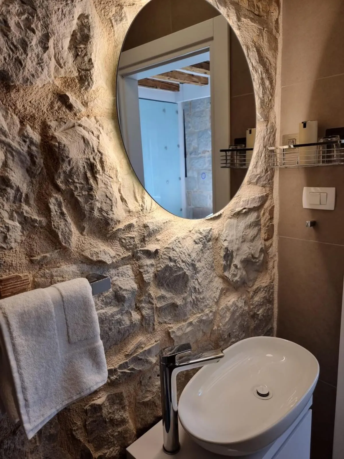 Bathroom in Sperone Hotel