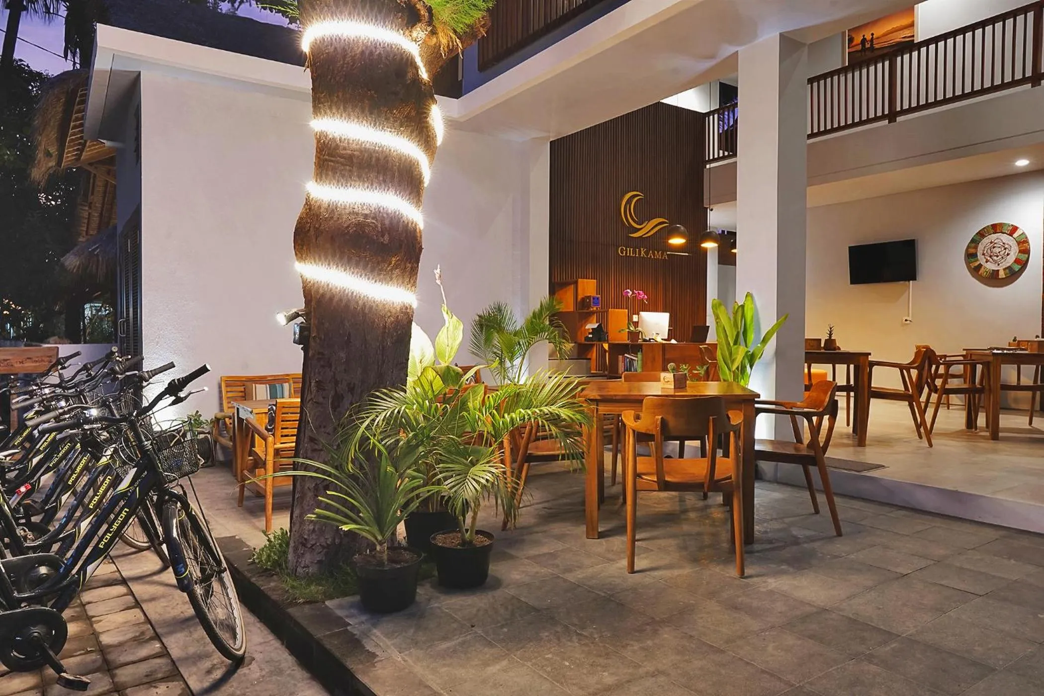 Restaurant/places to eat in Gili Kama Hotel & Villa