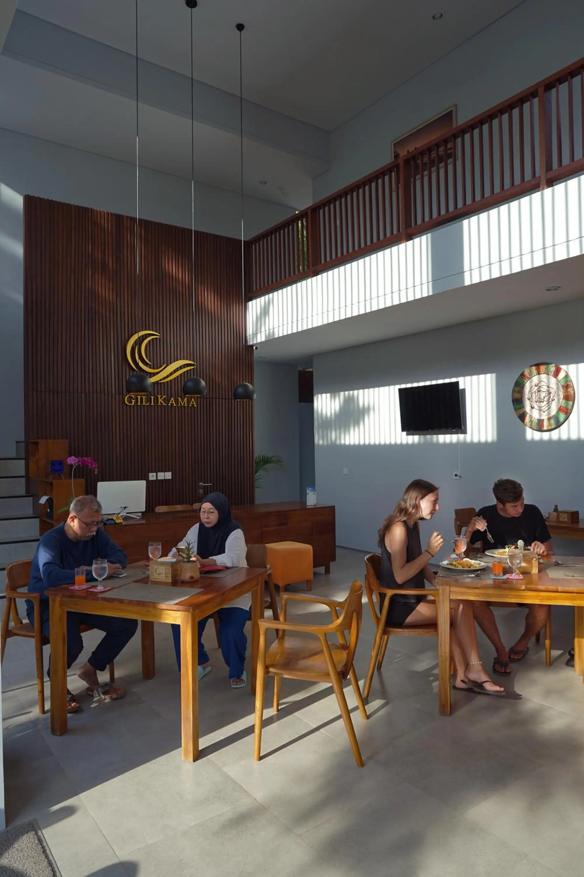 Restaurant/places to eat in Gili Kama Hotel & Villa