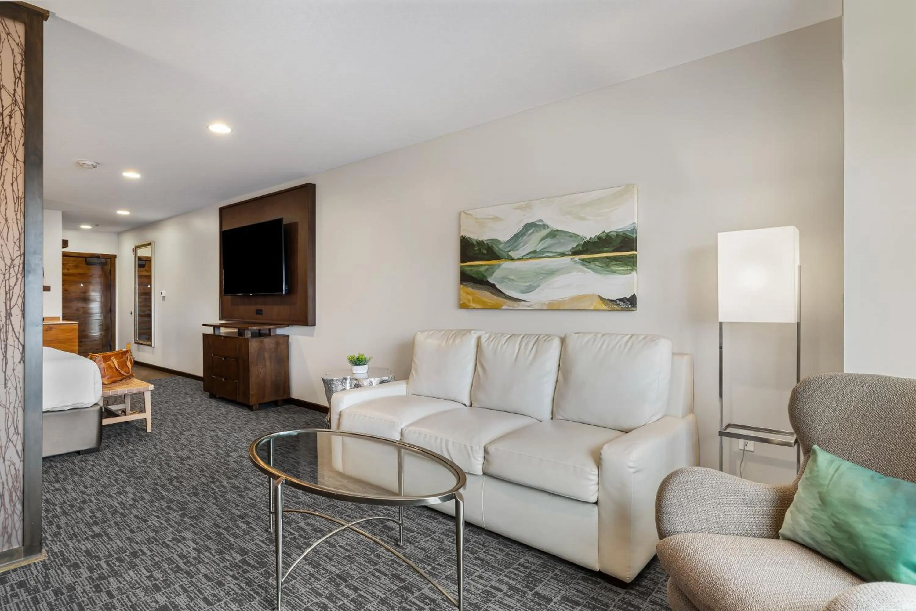 Seating area in Oxford Hotel Bend