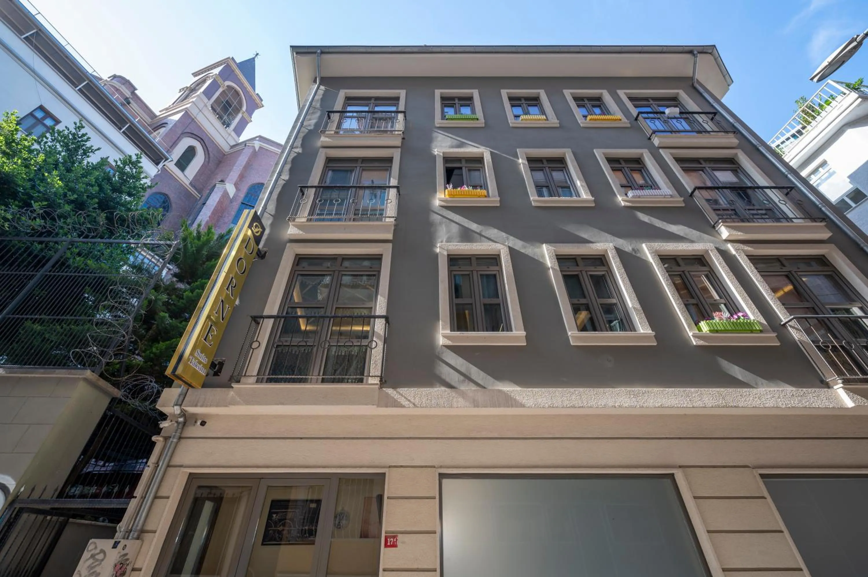 Property building in Dorne Suite Taksim Hotel