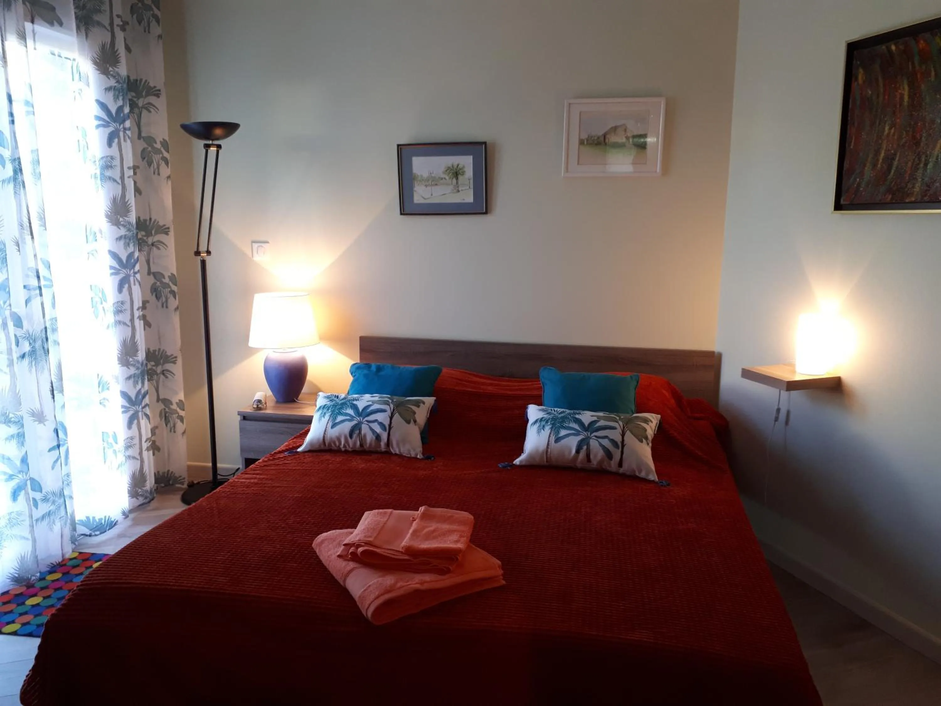 Bedroom, Bed in La Chênaie