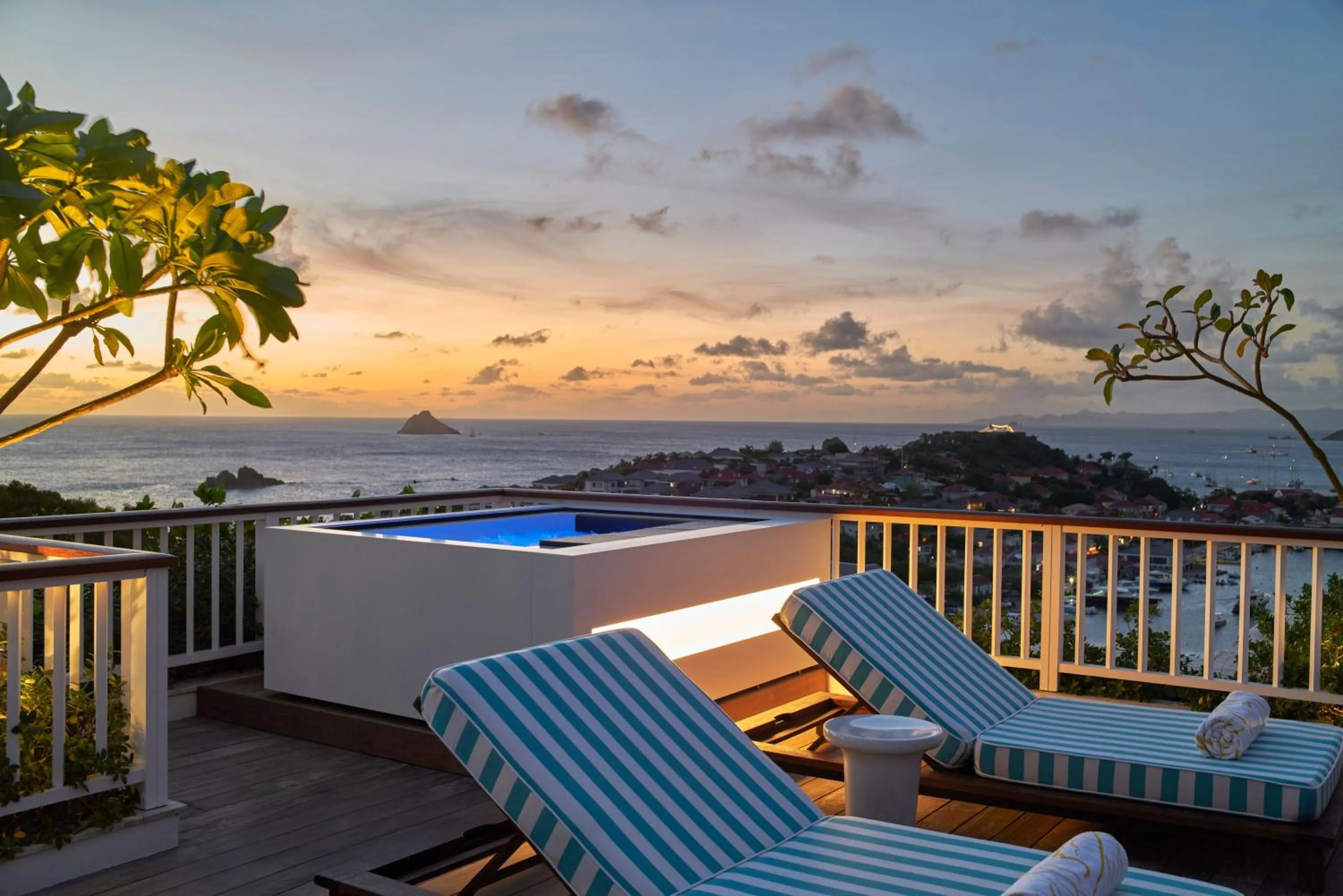 Balcony/Terrace in Hôtel Barrière Le Carl Gustaf St Barth