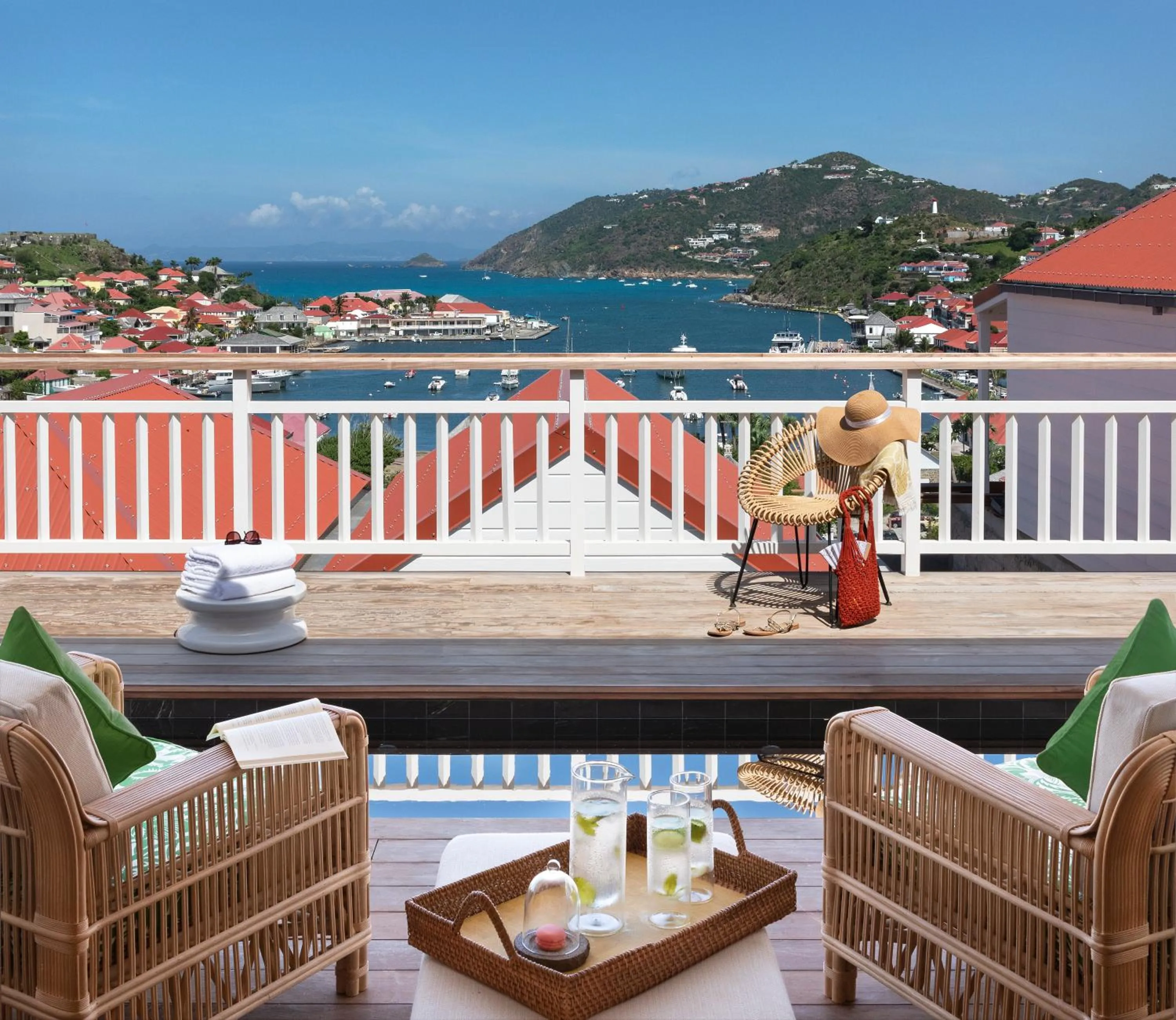 Balcony/Terrace in Hôtel Barrière Le Carl Gustaf St Barth