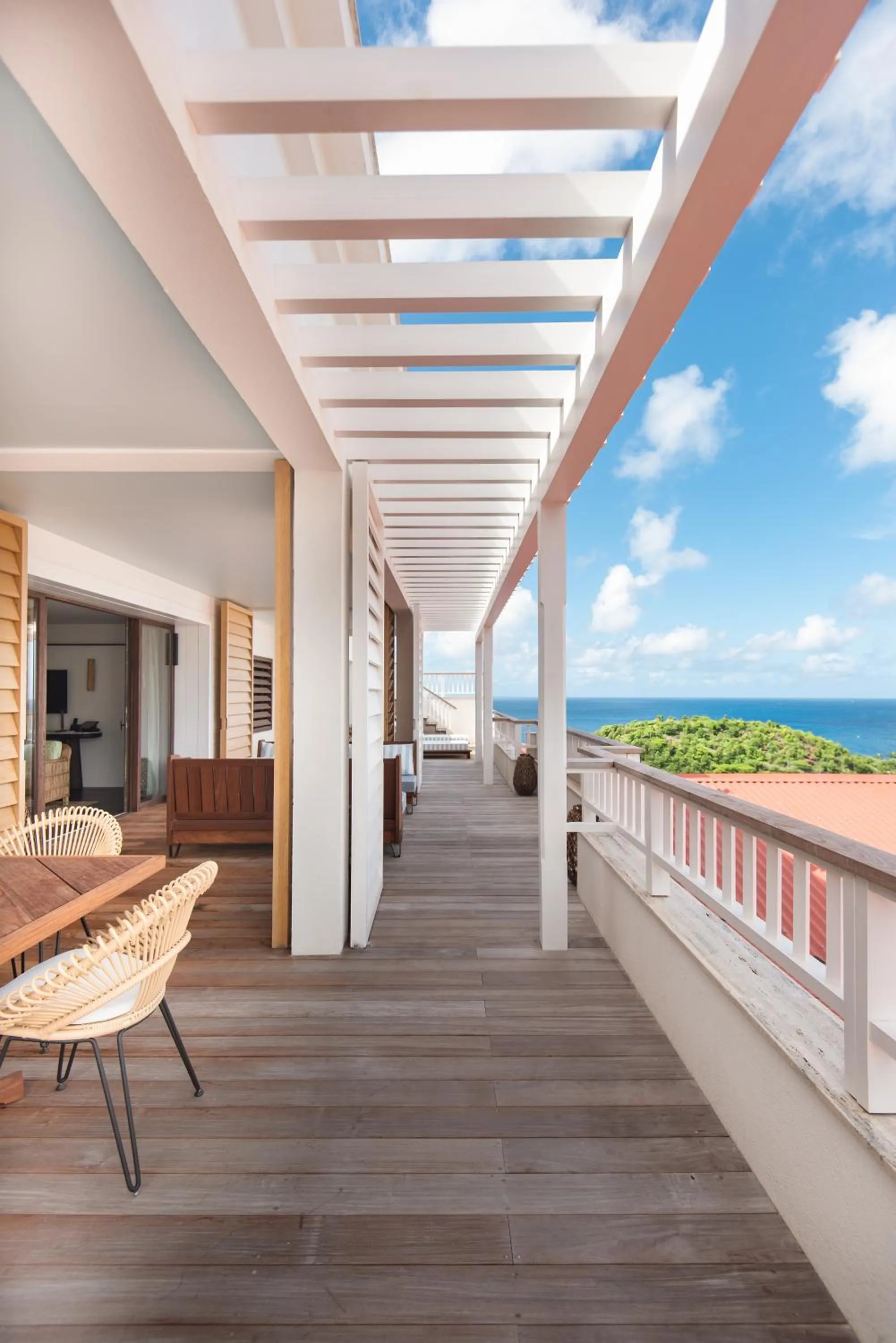 Balcony/Terrace in Hôtel Barrière Le Carl Gustaf St Barth