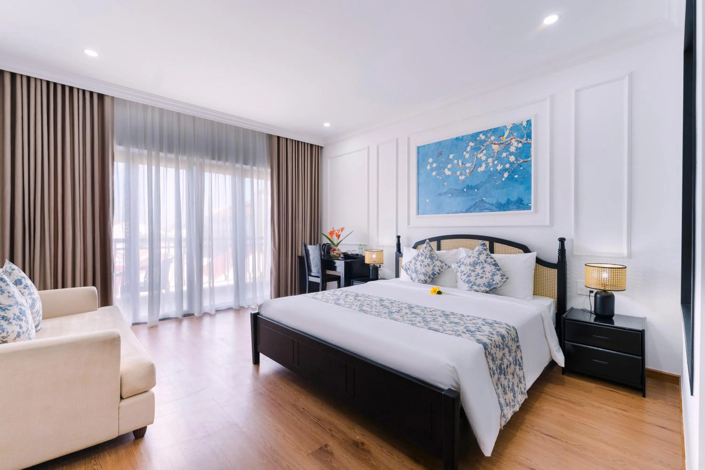 Bed in Ancient Beach Boutique & Spa - Beachfront Hotel