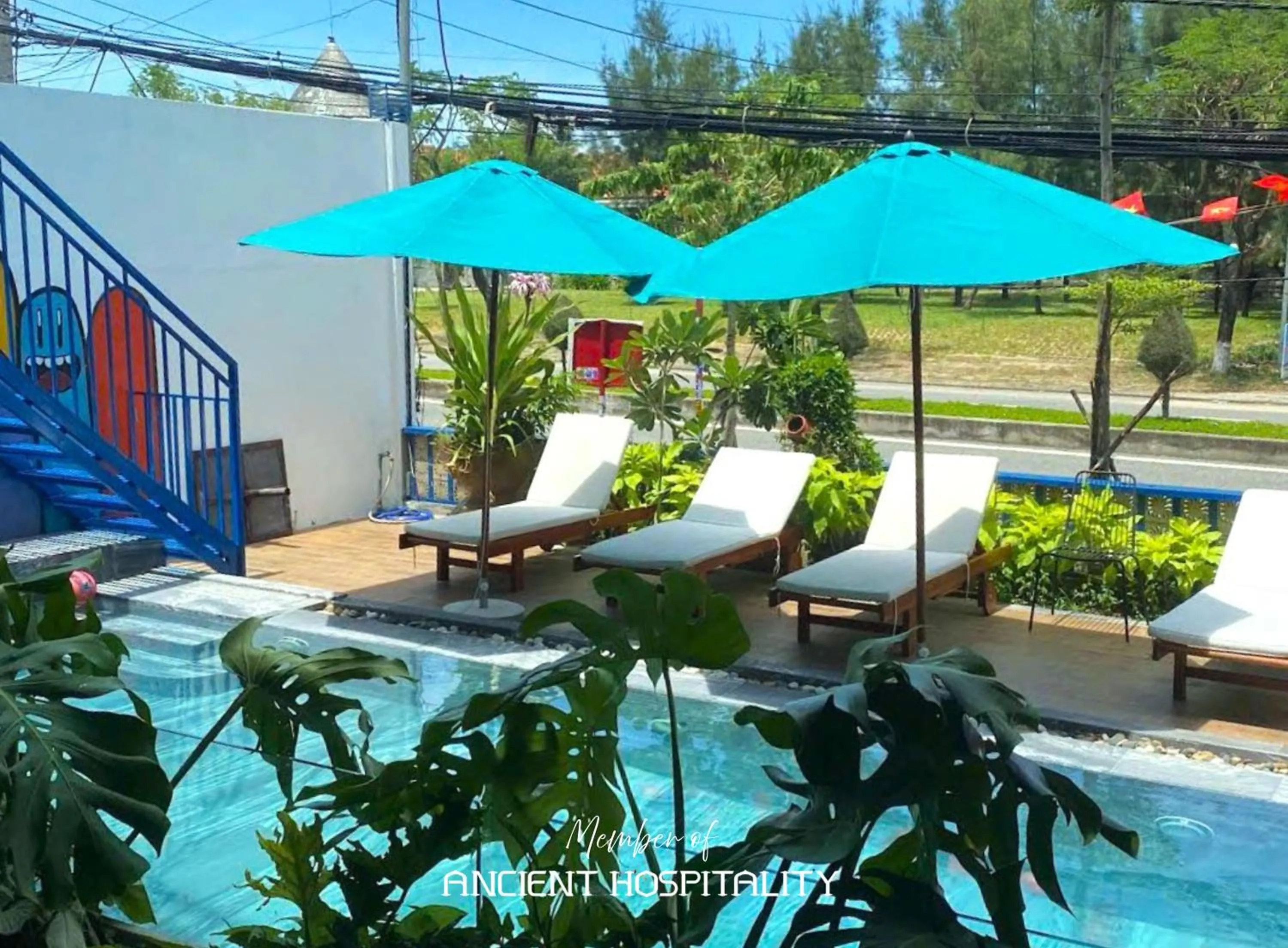 Swimming pool in Ancient Beach Boutique & Spa - Beachfront Hotel