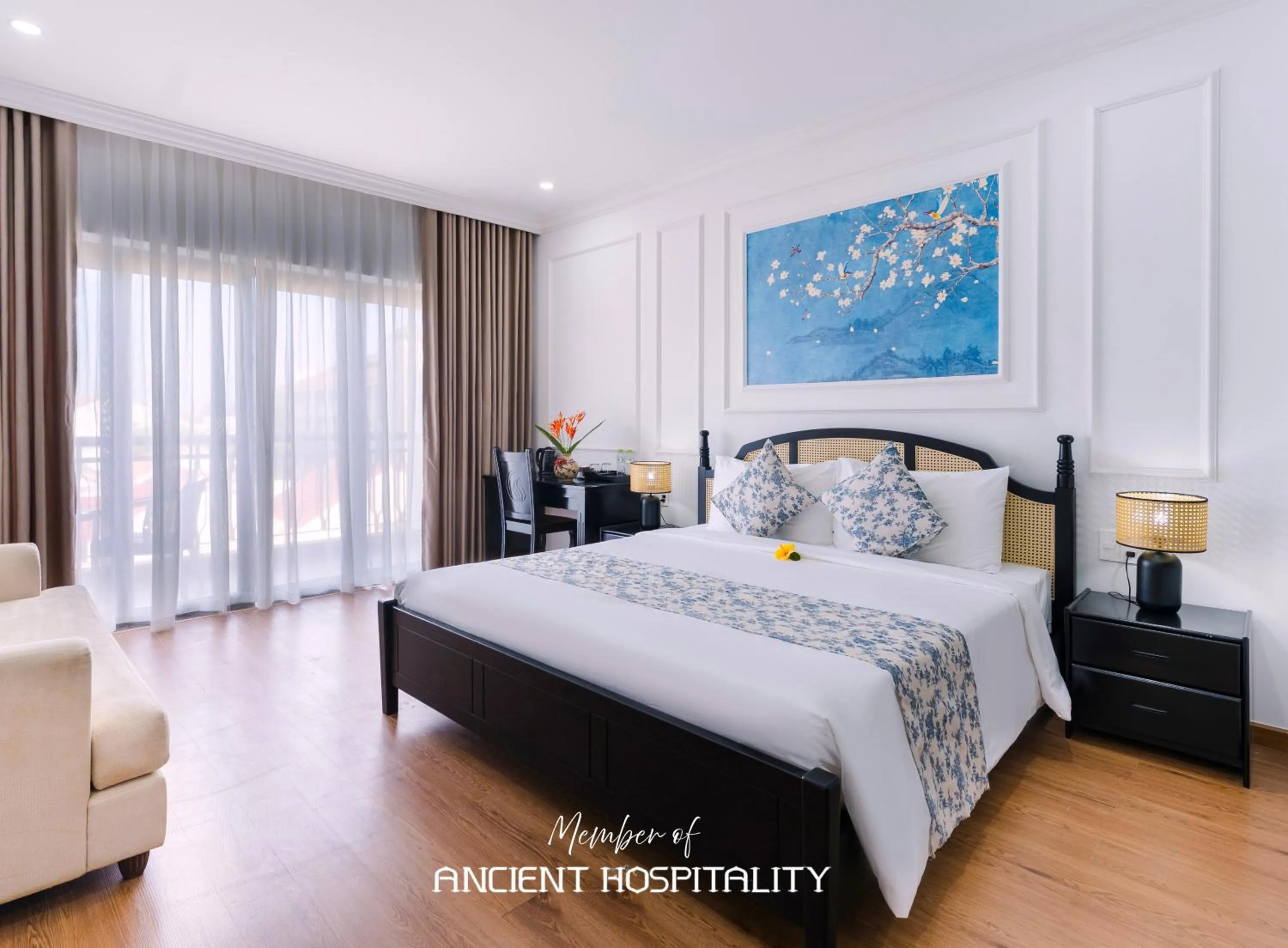 Bedroom, Bed in Ancient Beach Boutique & Spa - Beachfront Hotel