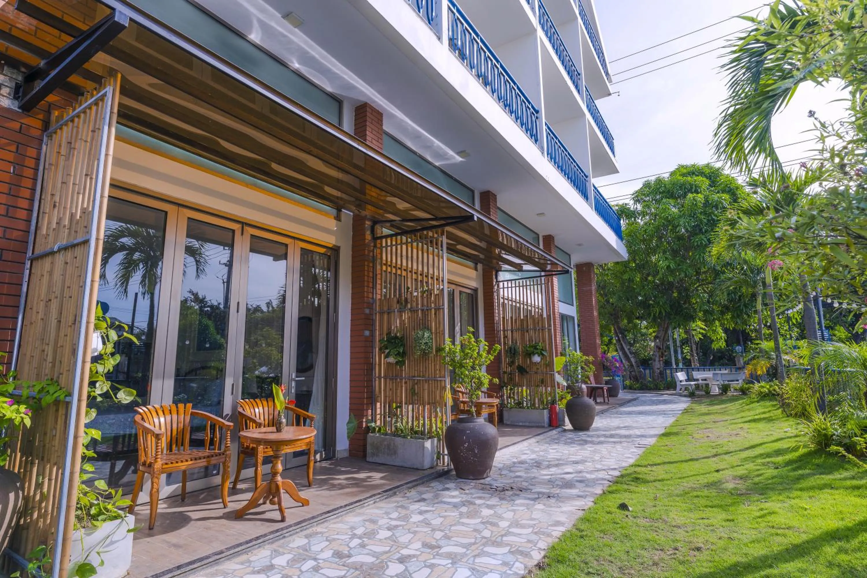Patio in Ancient Beach Boutique & Spa - Beachfront Hotel