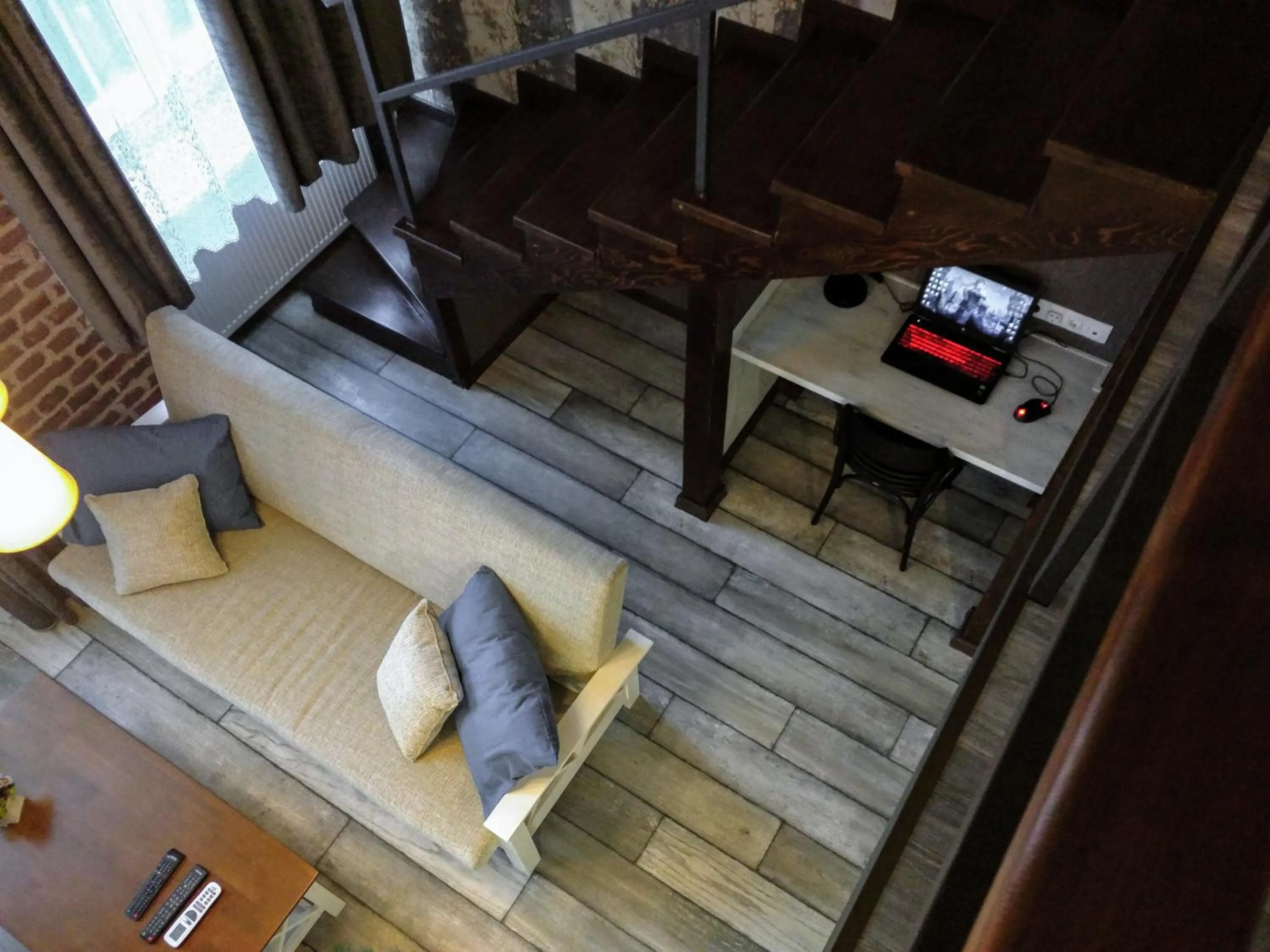 Living room in Cozy Studios on Freedom Square