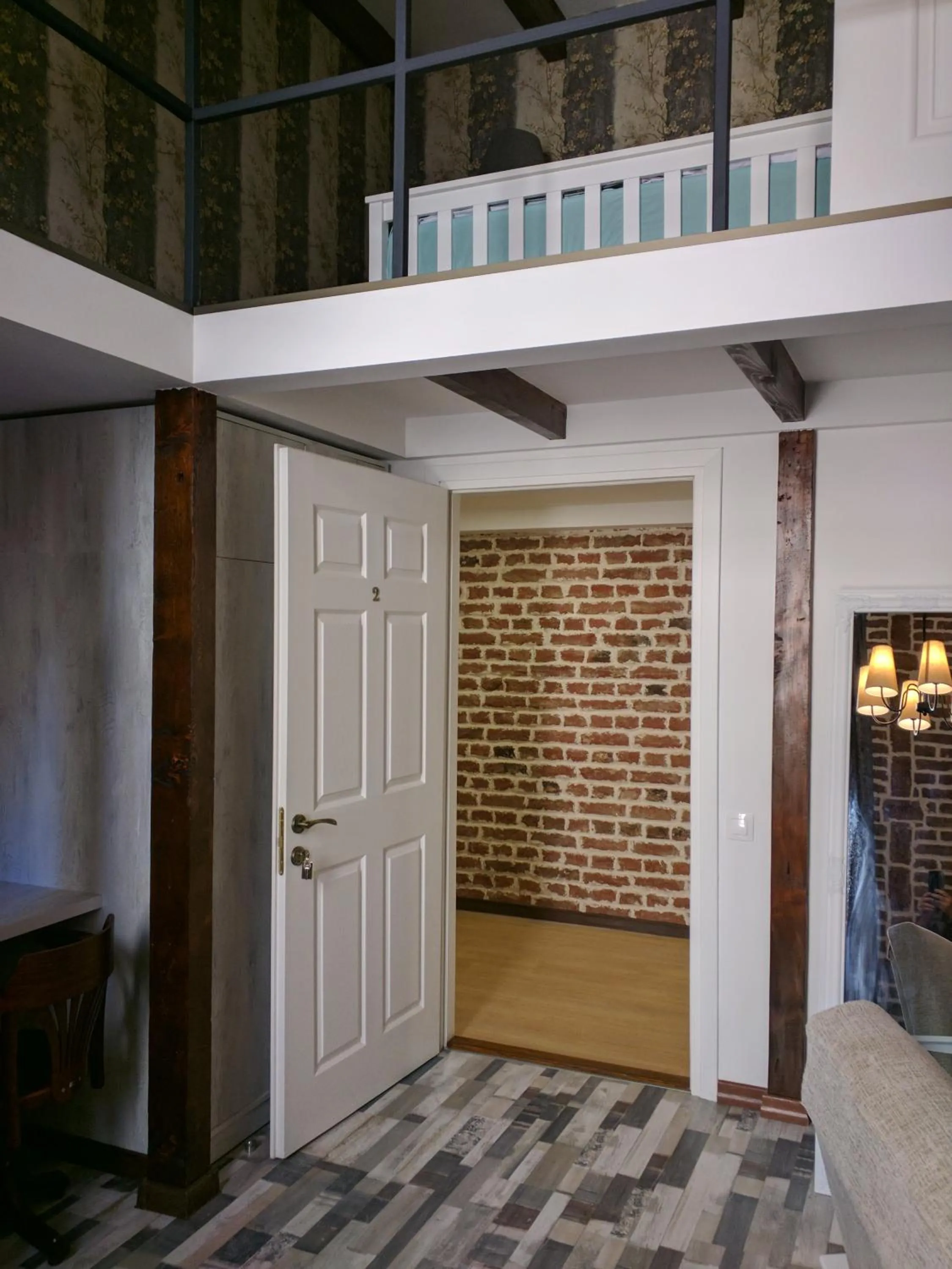 Facade/entrance in Cozy Studios on Freedom Square