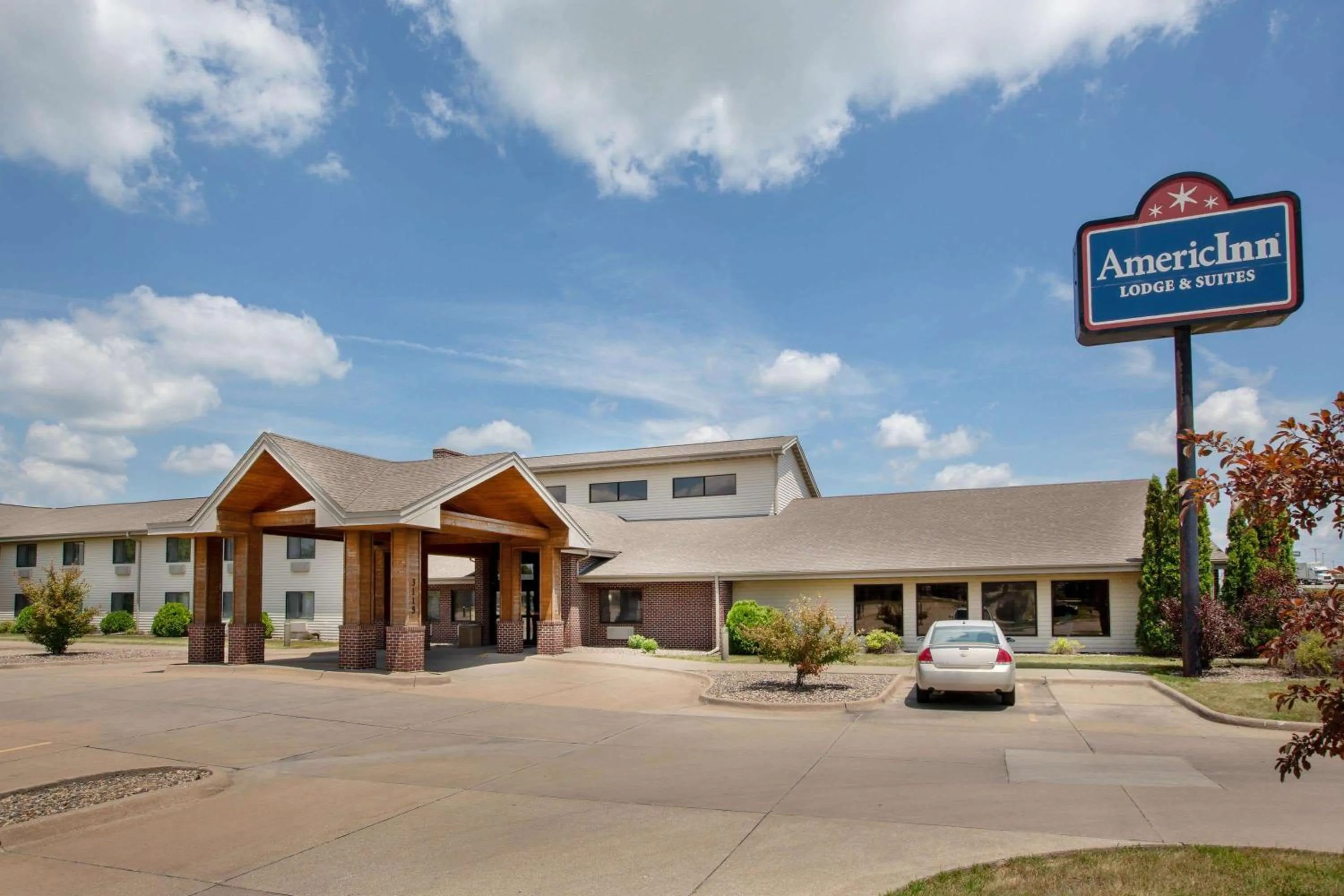 Property building in AmericInn by Wyndham Muscatine