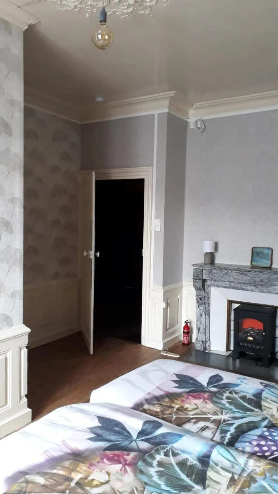 Bed in La Maison du Notaire - Chambre d'Hôtes - Huisdieren welkom