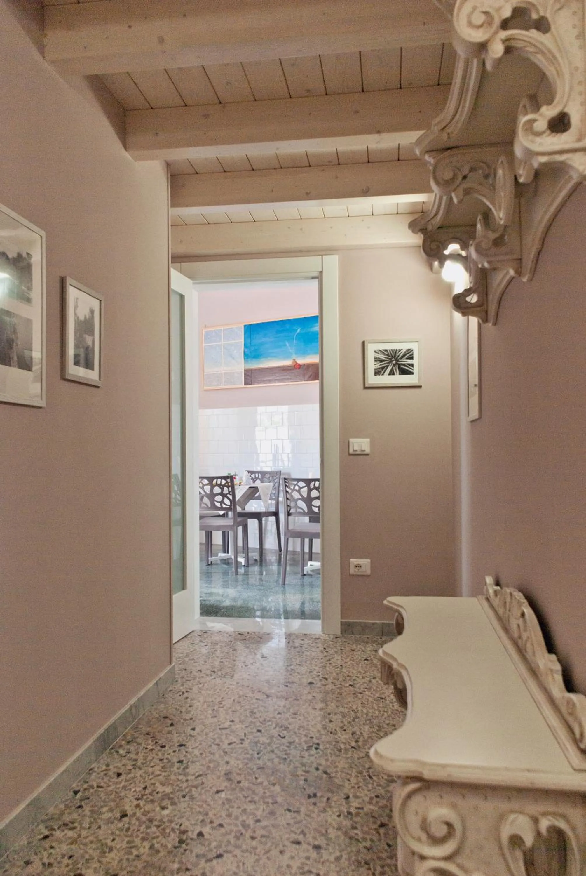 Communal lounge/ TV room in B&B Mamma Carolina