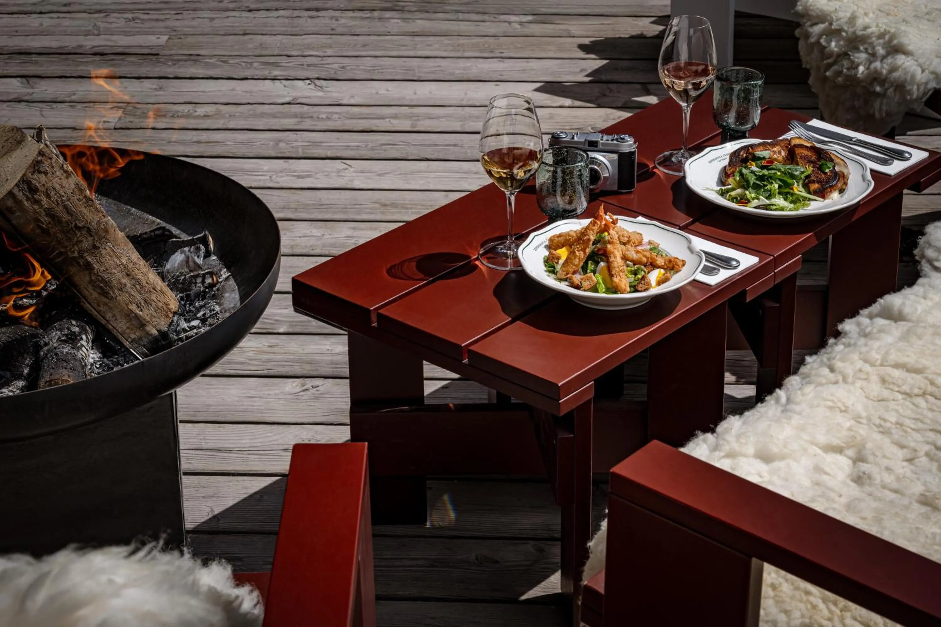 Patio in Experimental Chalet Val d'Isère