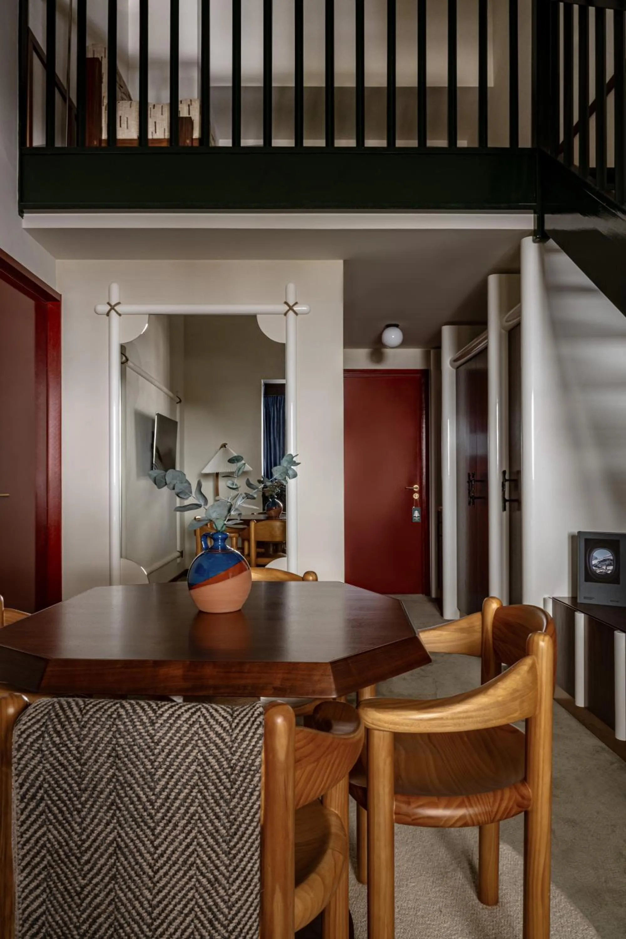Living room in Experimental Chalet Val d'Isère