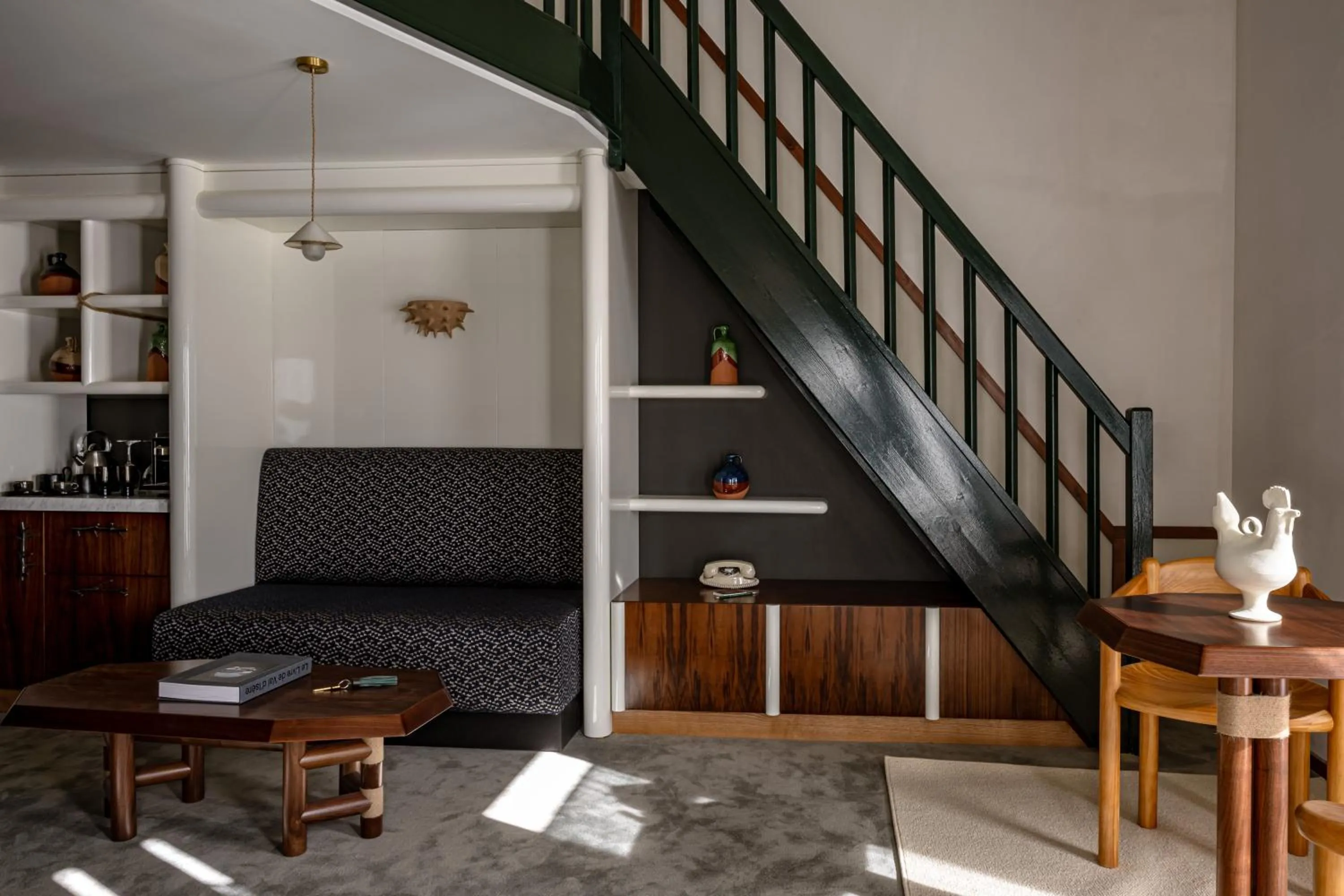 Living room in Experimental Chalet Val d'Isère