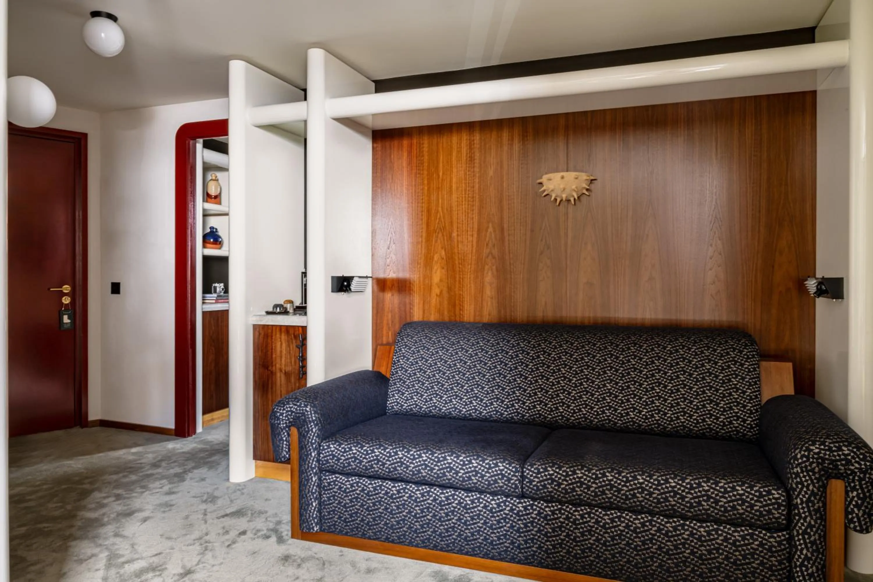 Living room in Experimental Chalet Val d'Isère