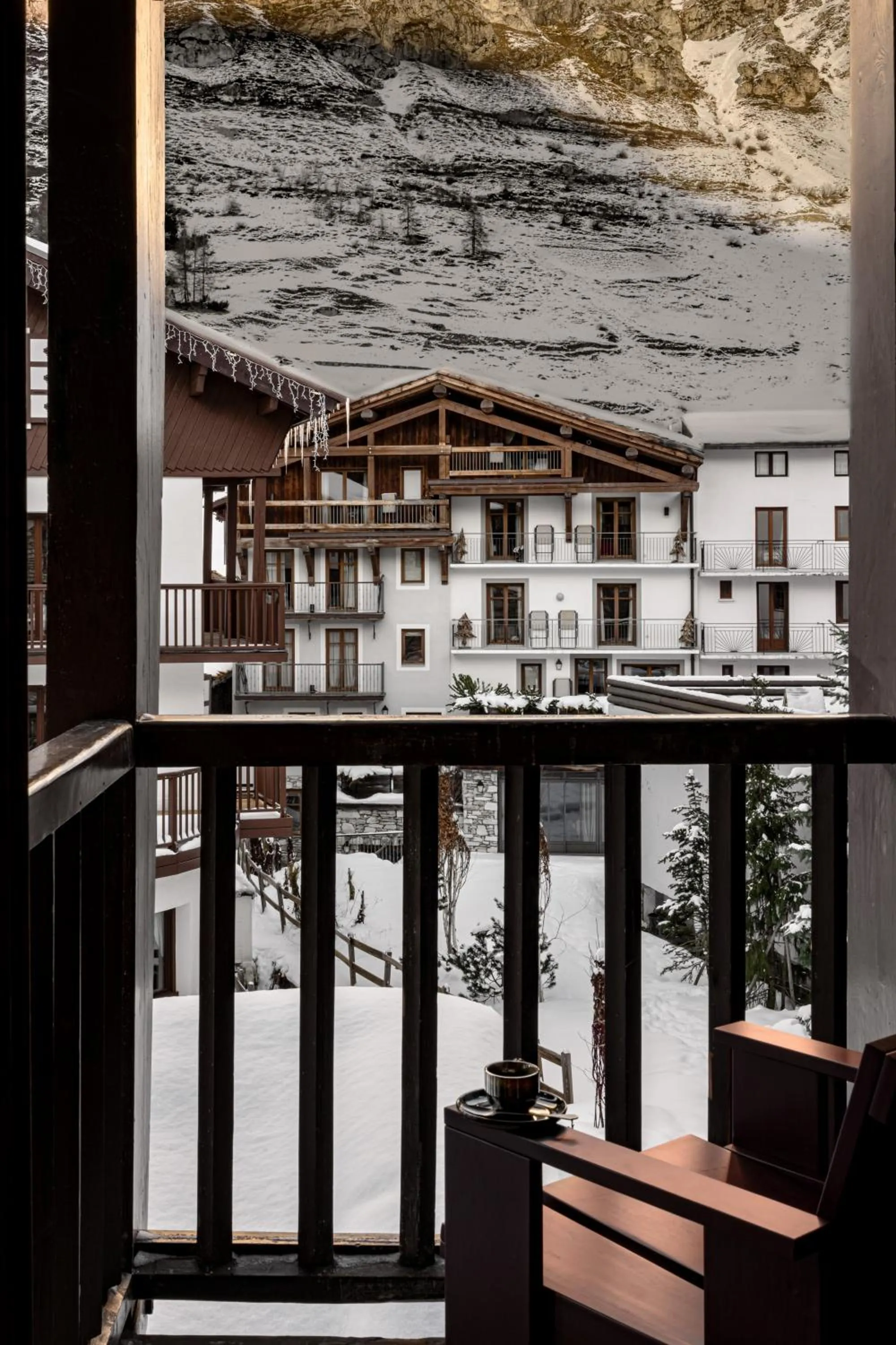 Balcony/Terrace in Experimental Chalet Val d'Isère