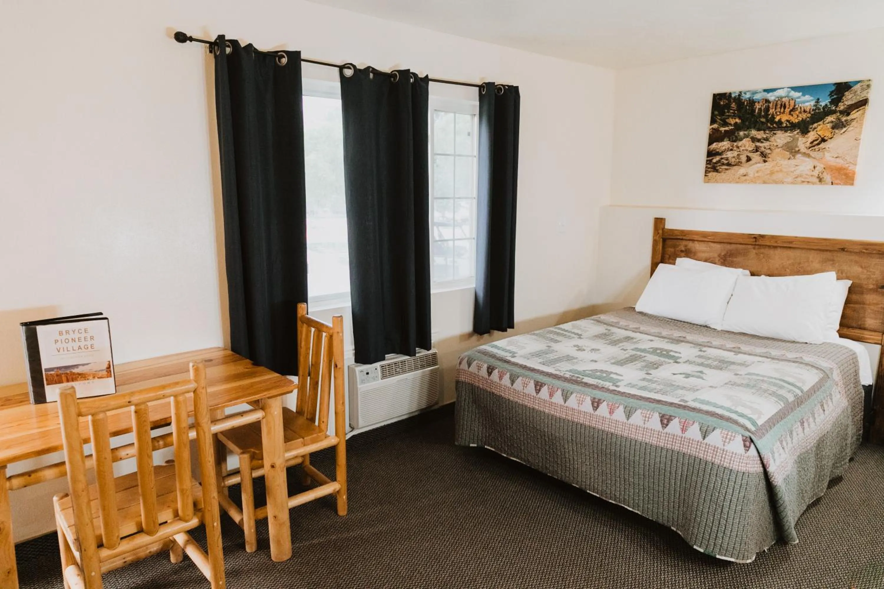 Bed in Bryce Pioneer Village