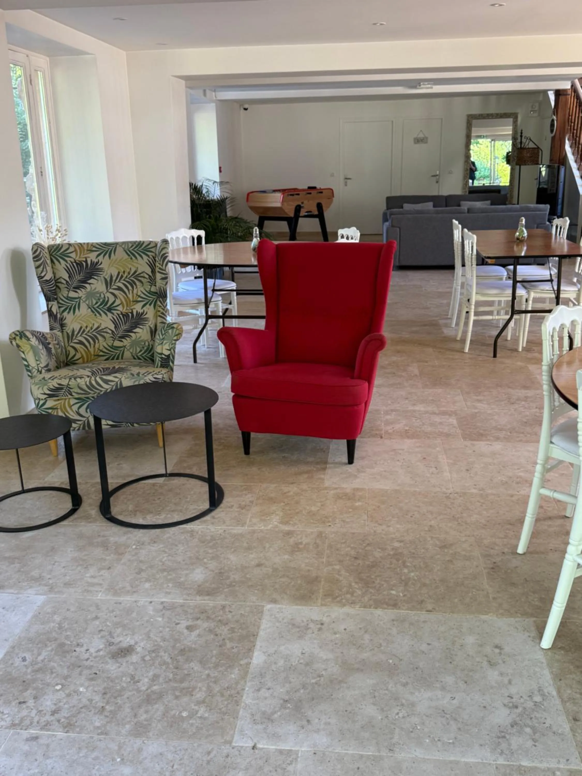 Living room in Le Moulin Bleu