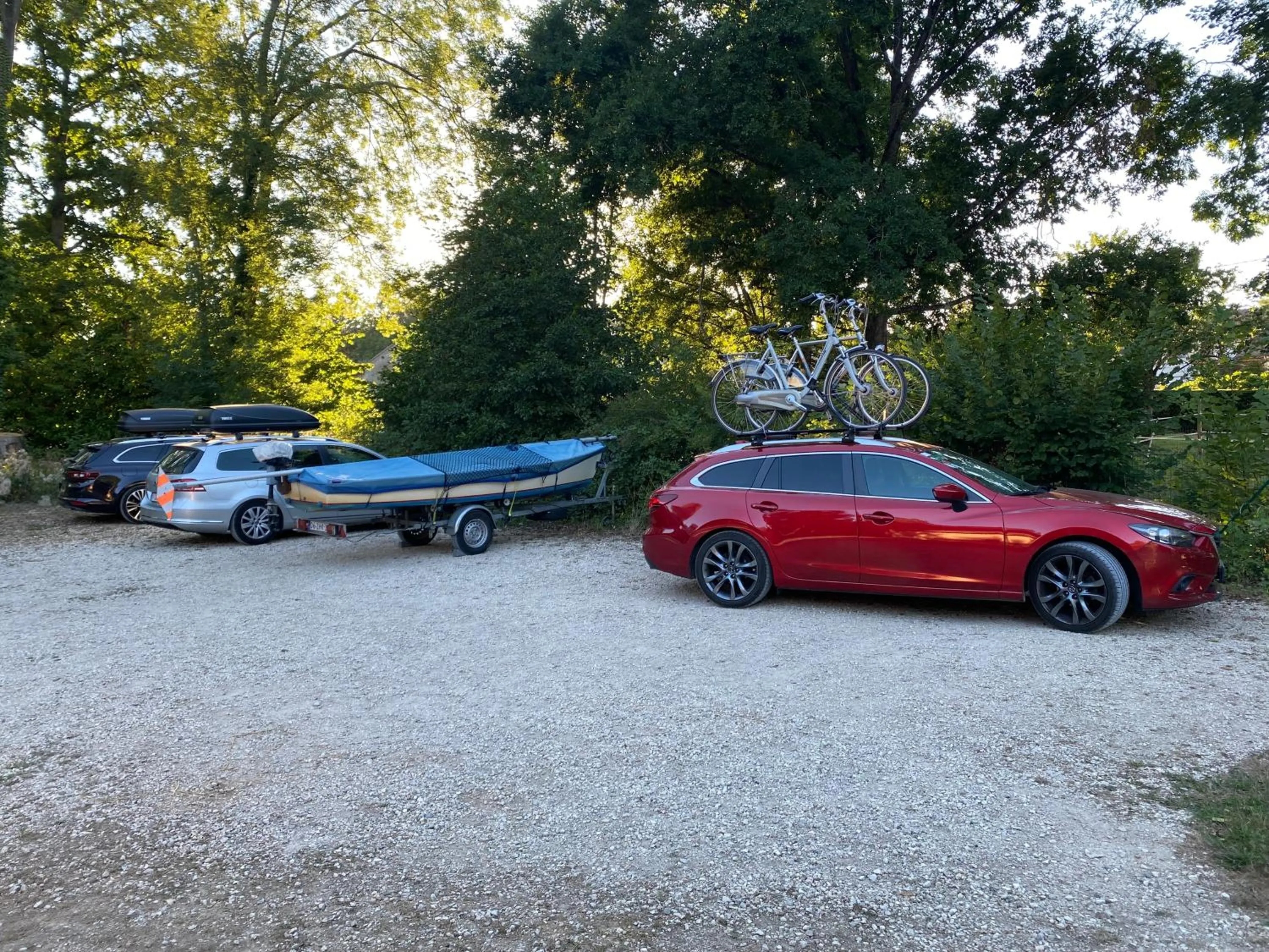 Parking in Le Moulin Bleu