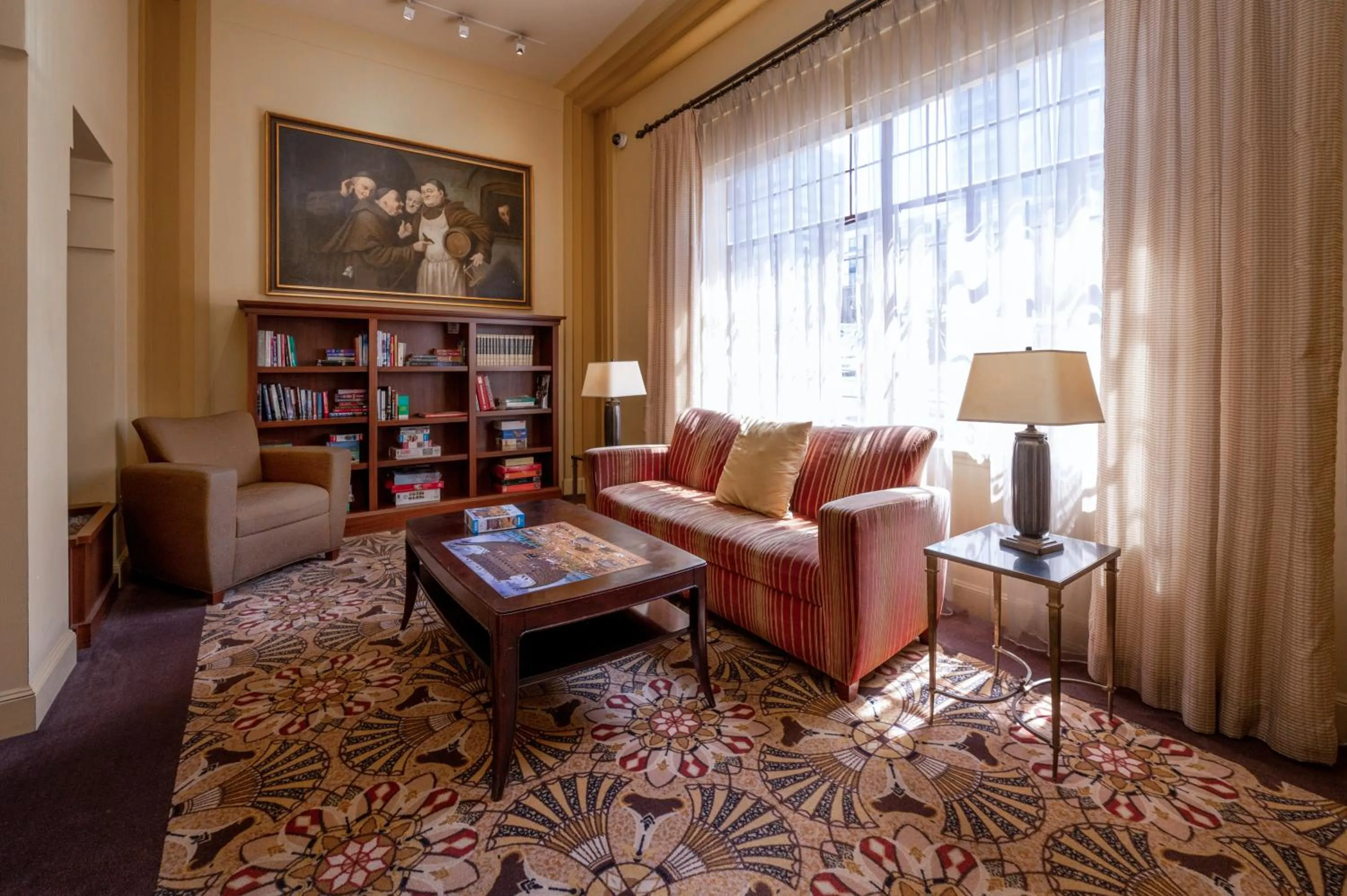 Lobby or reception in The Baroness Hotel