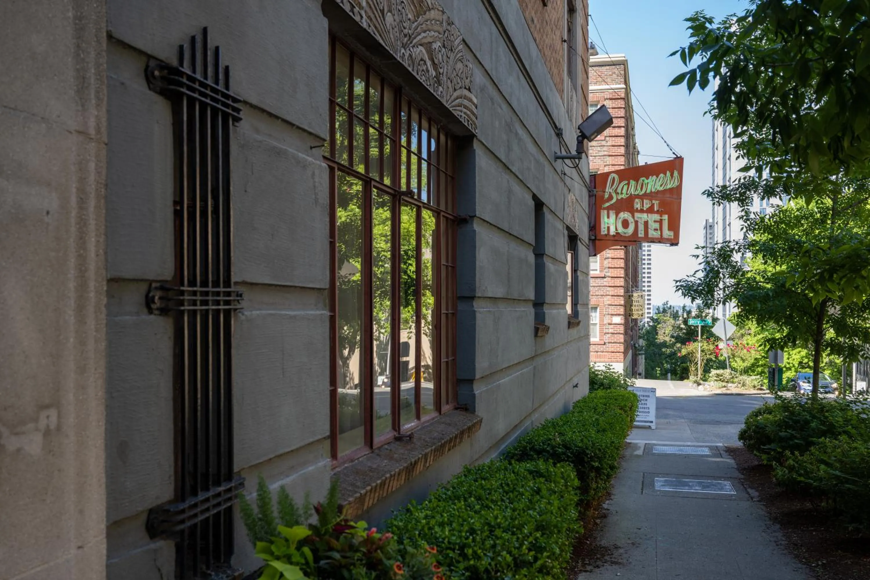 Property building in The Baroness Hotel