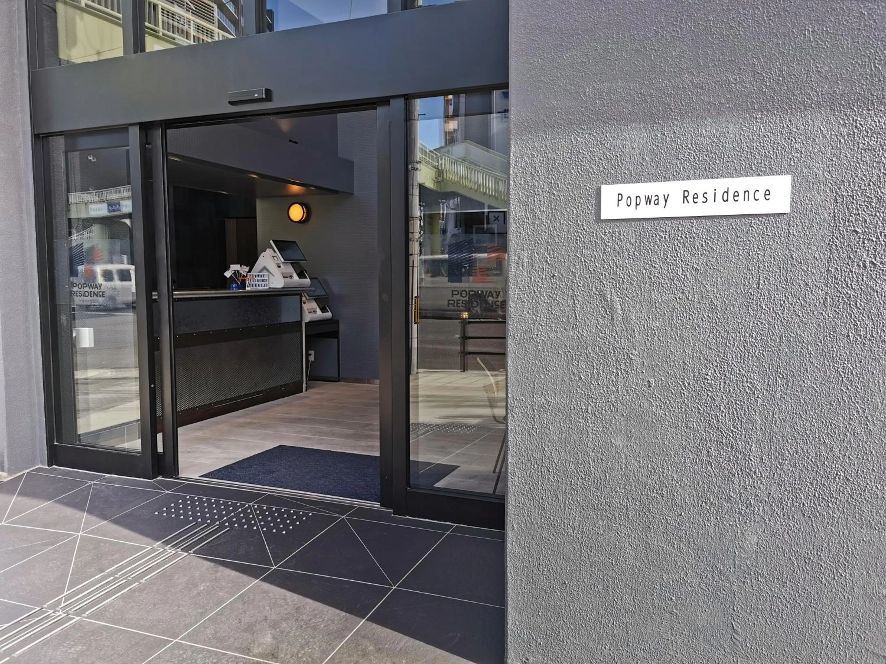 Facade/entrance in Popway Residence Tennoji