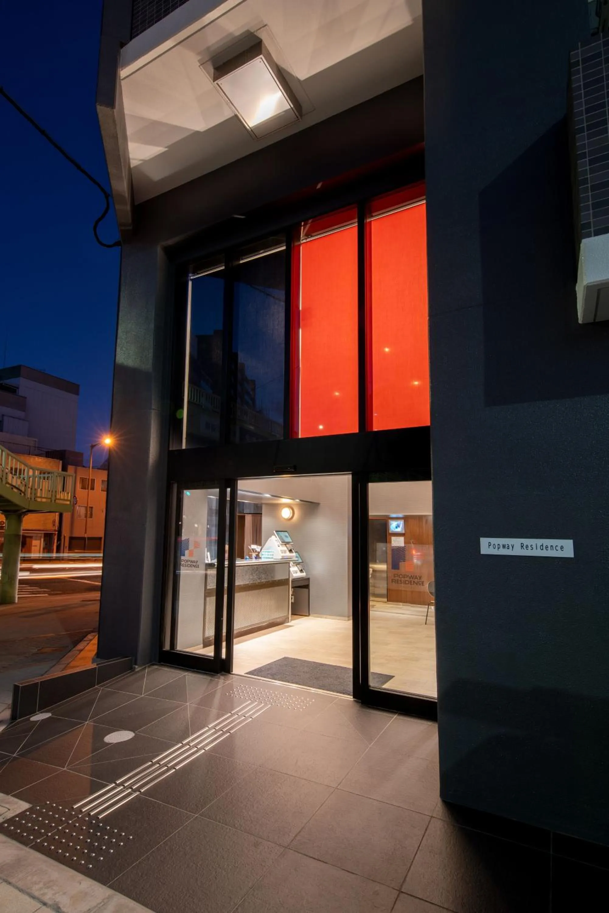 Facade/entrance in Popway Residence Tennoji