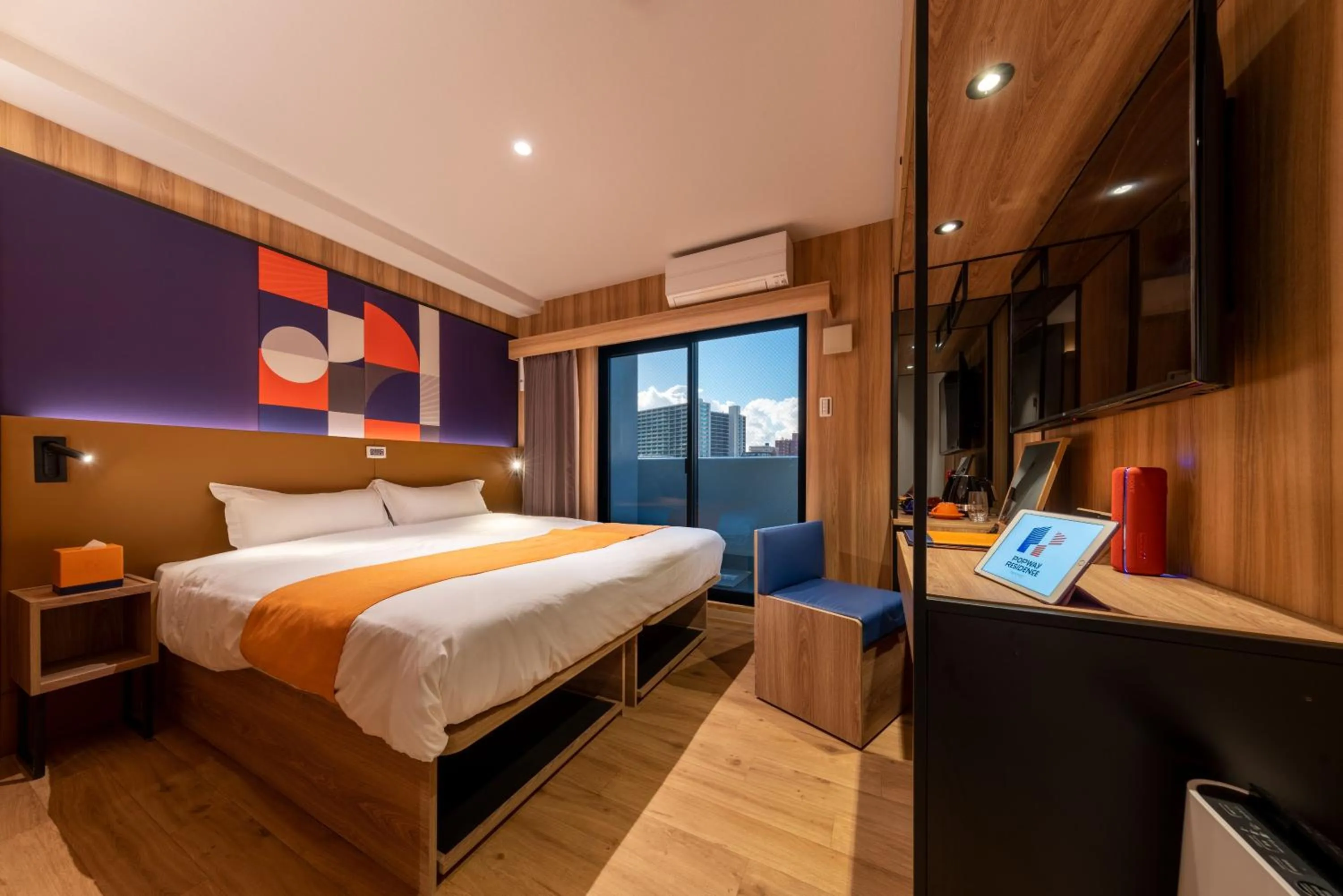 Bed in Popway Residence Tennoji