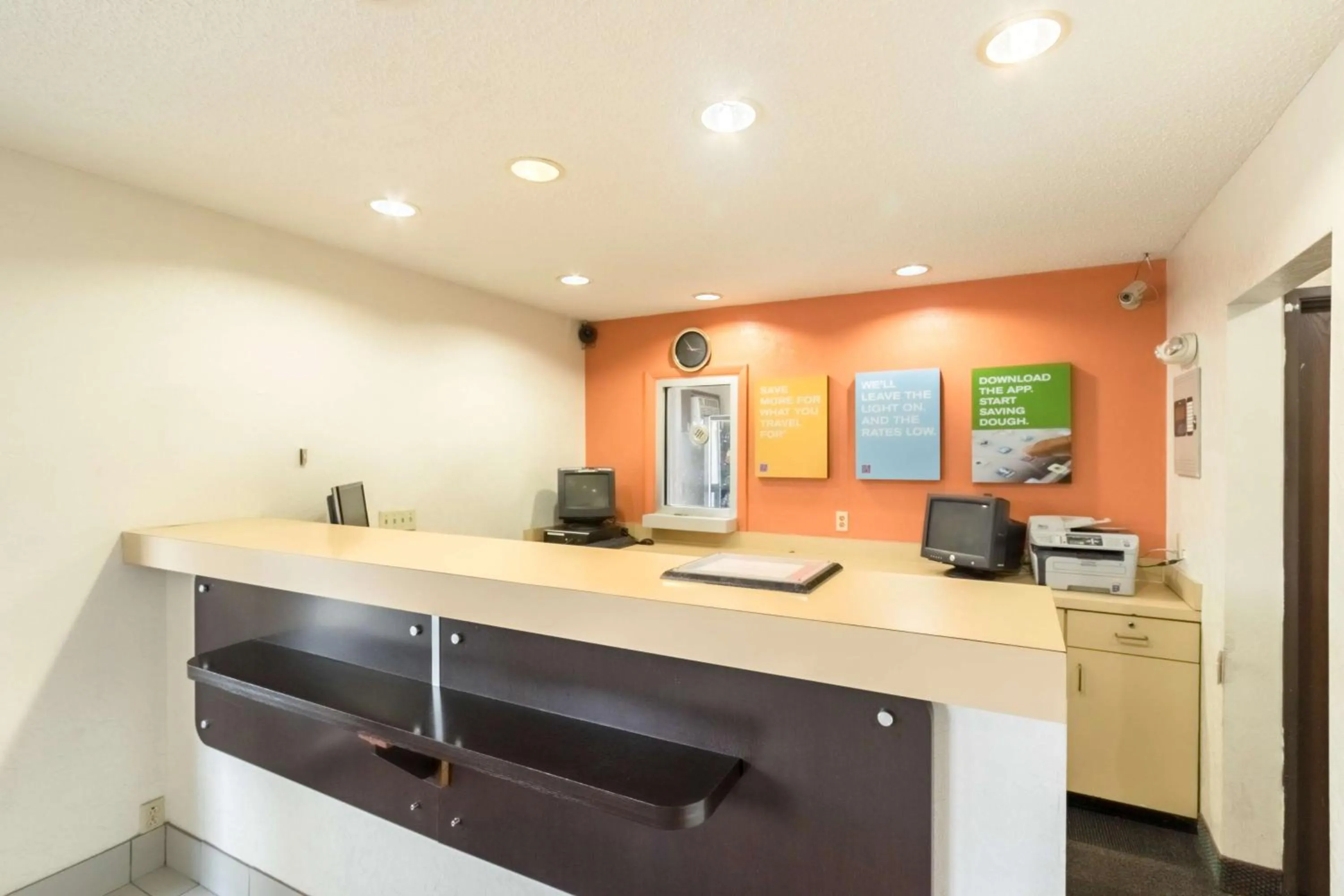 Lobby or reception in Motel 6-Crawfordsville, IN