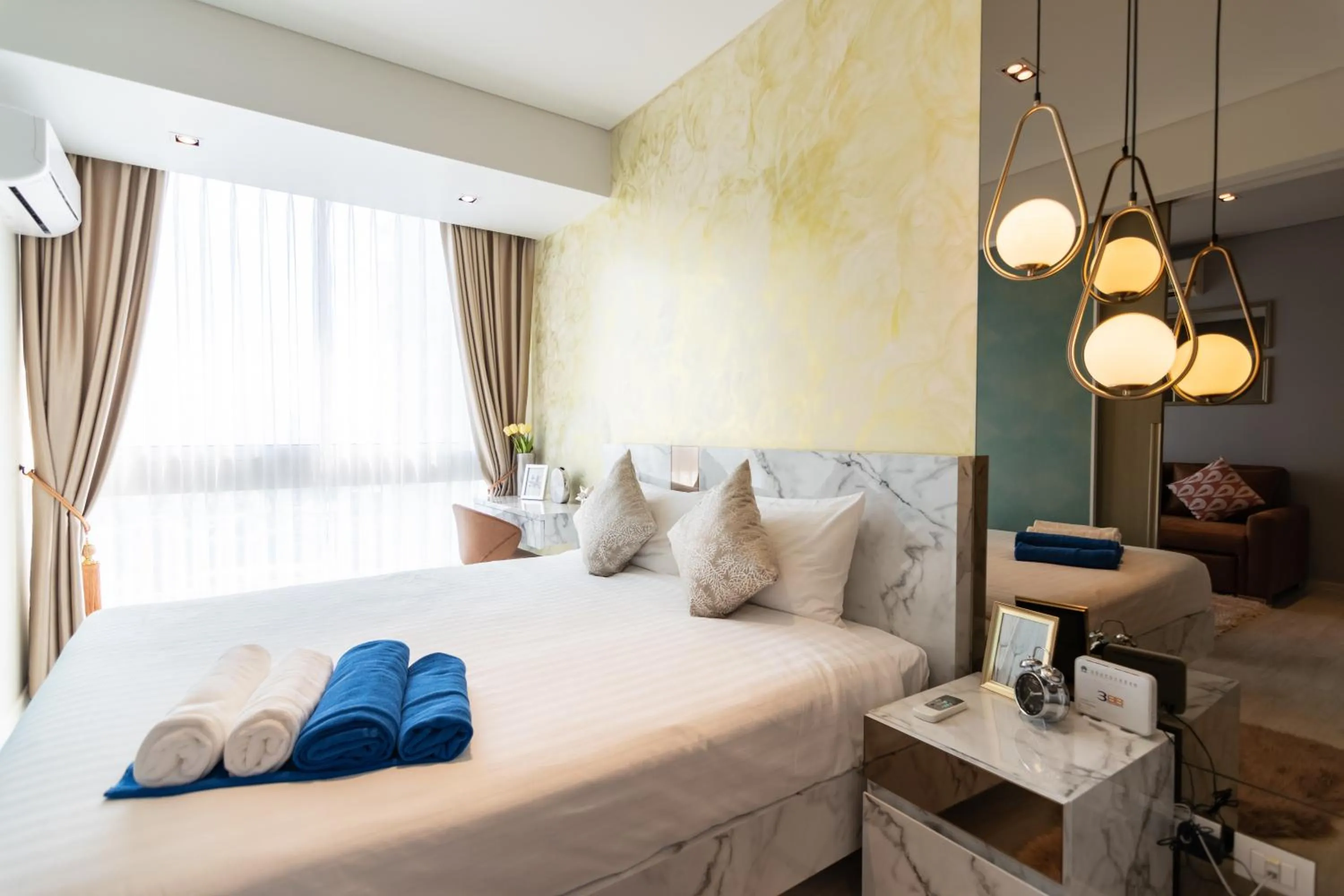 Bed in Pattaya Holiday at Veranda Residence Pattaya