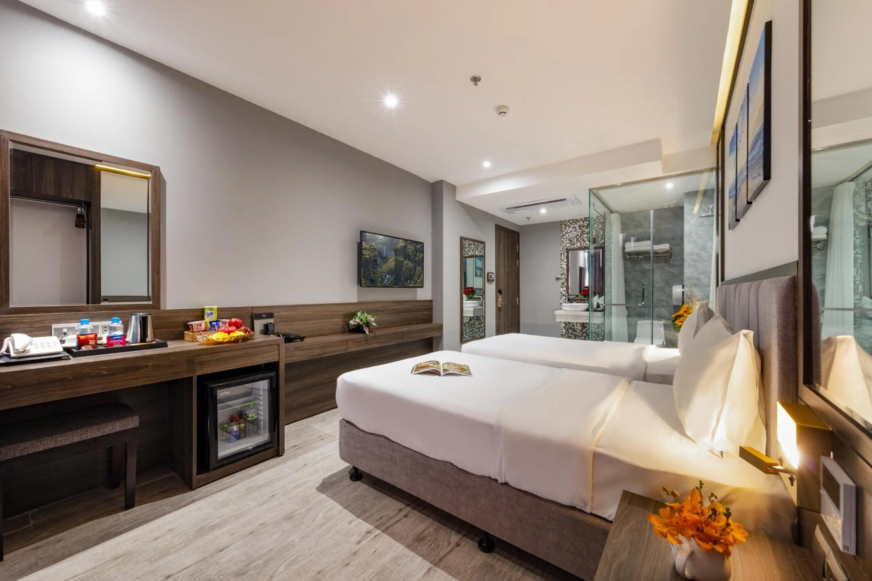 Photo of the whole room, Bed in Ivy Hotel Nha Trang