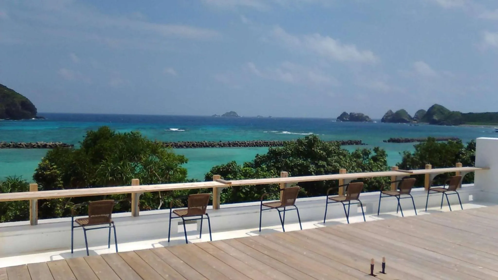 Garden in Blue Suites Hanamuro on the beach