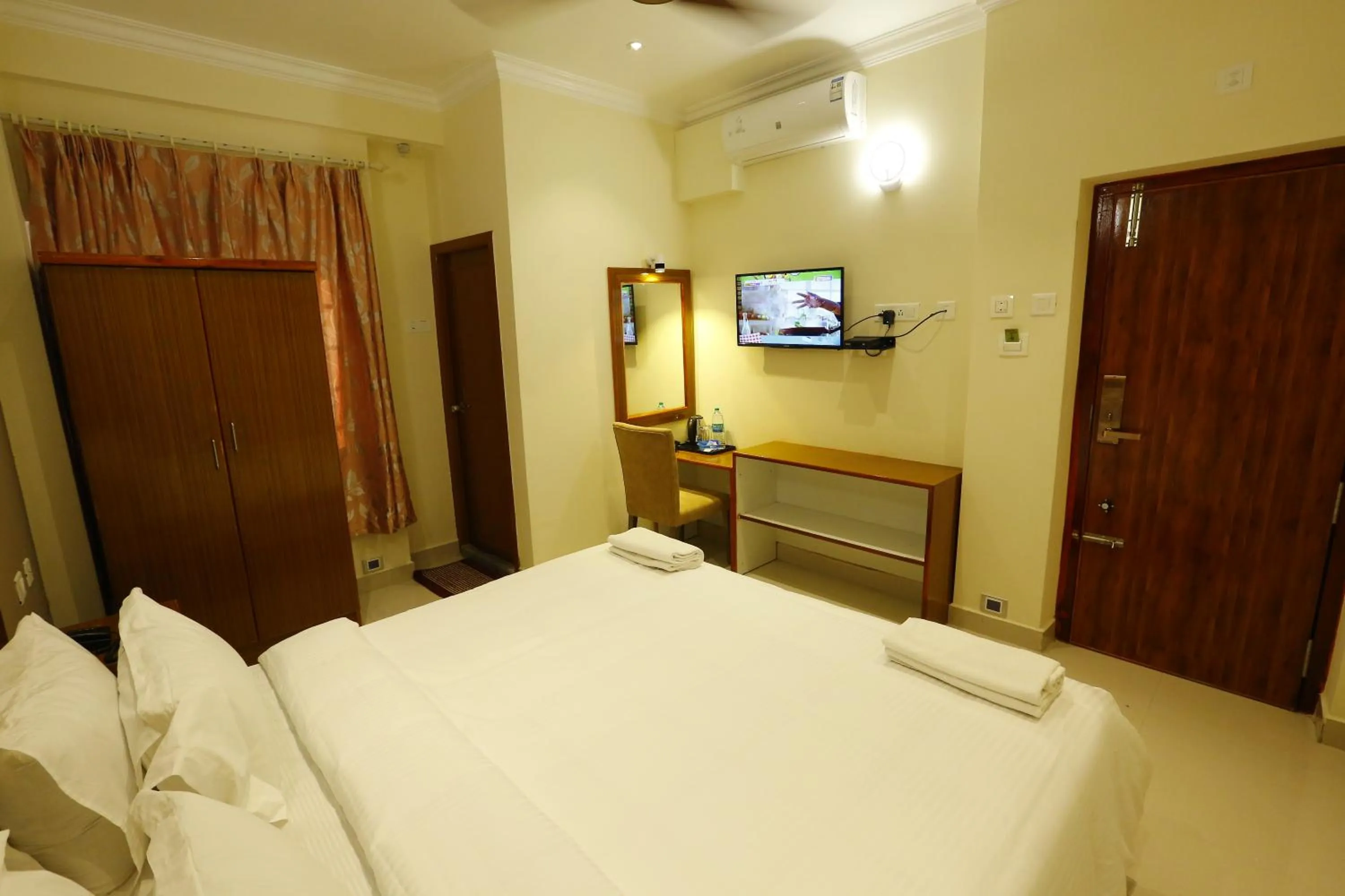 Bedroom, Bed in Nitheesh Residency