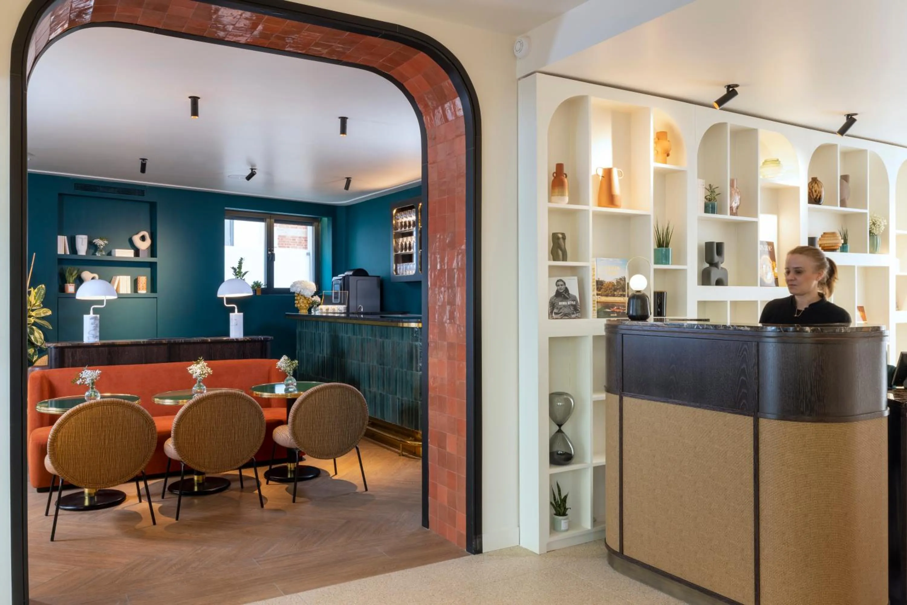 Lobby or reception in Hôtel Toujours & Spa